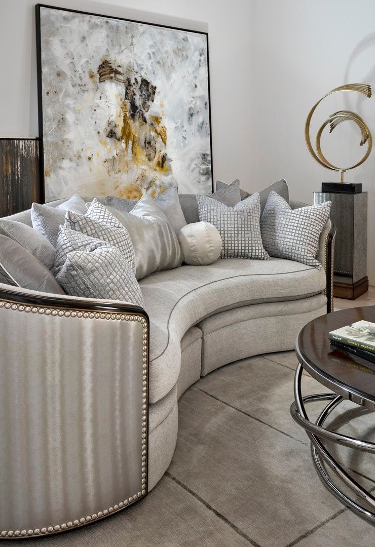 Marge Carson Living Room Odessa 2Piece Sofa ODS43S IMI Furniture