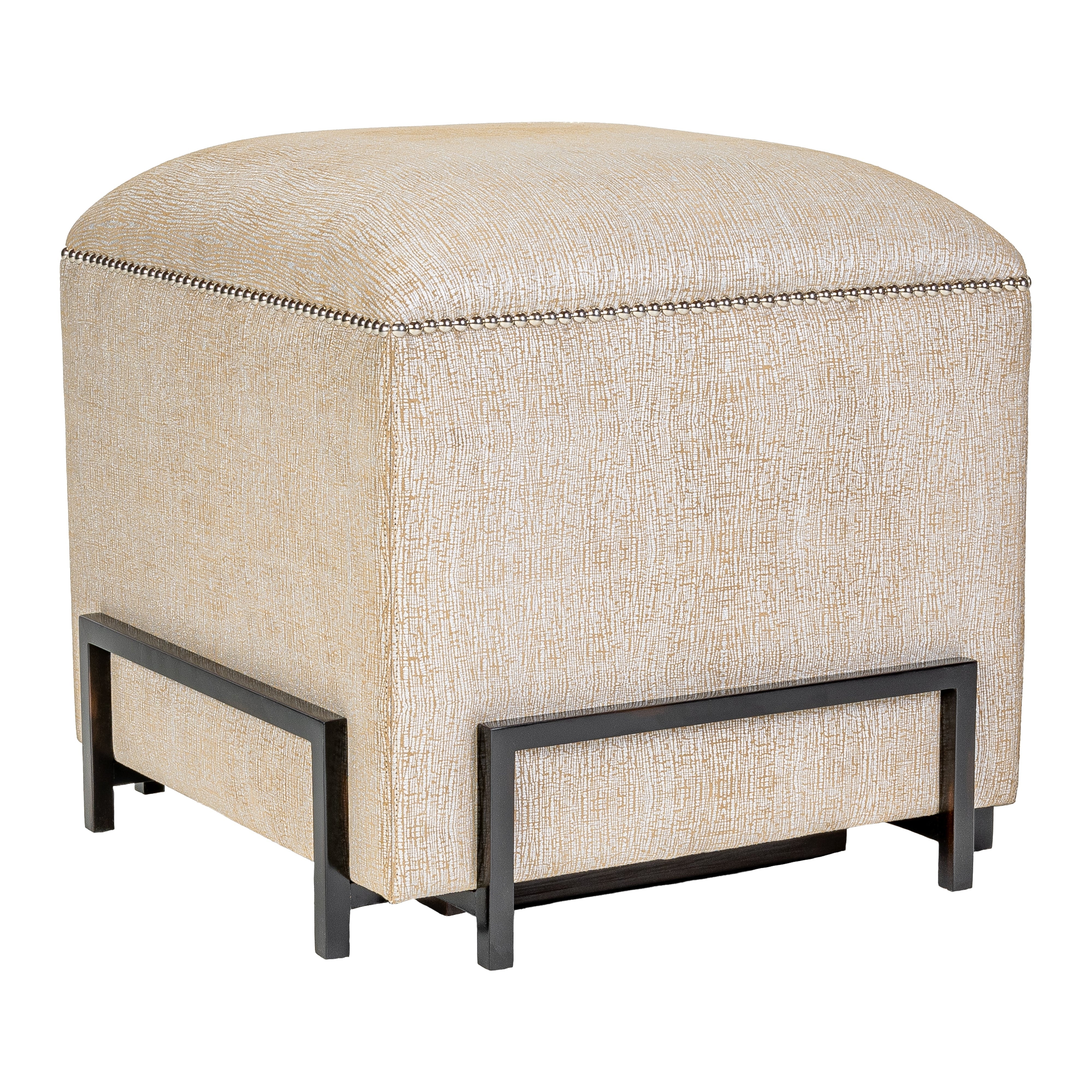 Marge Carson Dharma Ottoman C-DH48
