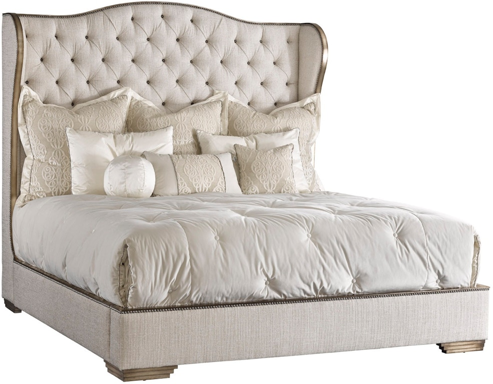 Marge Carson Bedroom Palo Alto Traditional Bed Pal11 2