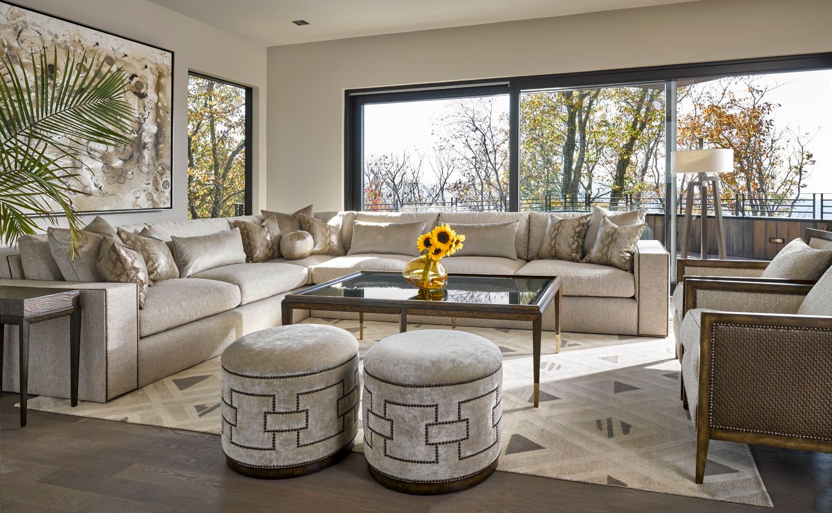 Marge Carson Living Room Playa Grande Sectional PLGSECL Louisiana