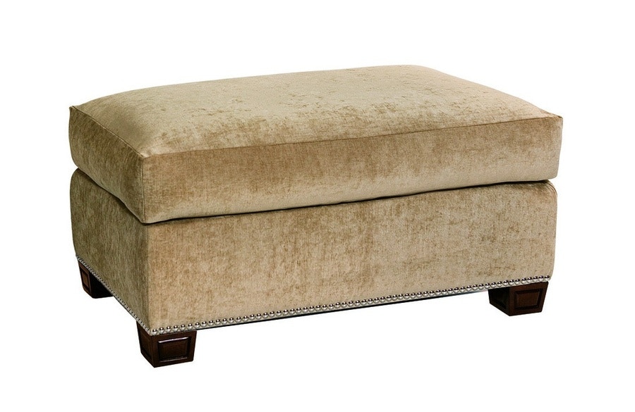 Marge Carson Living Room Santa Barbara Ottoman STB48 North Carolina