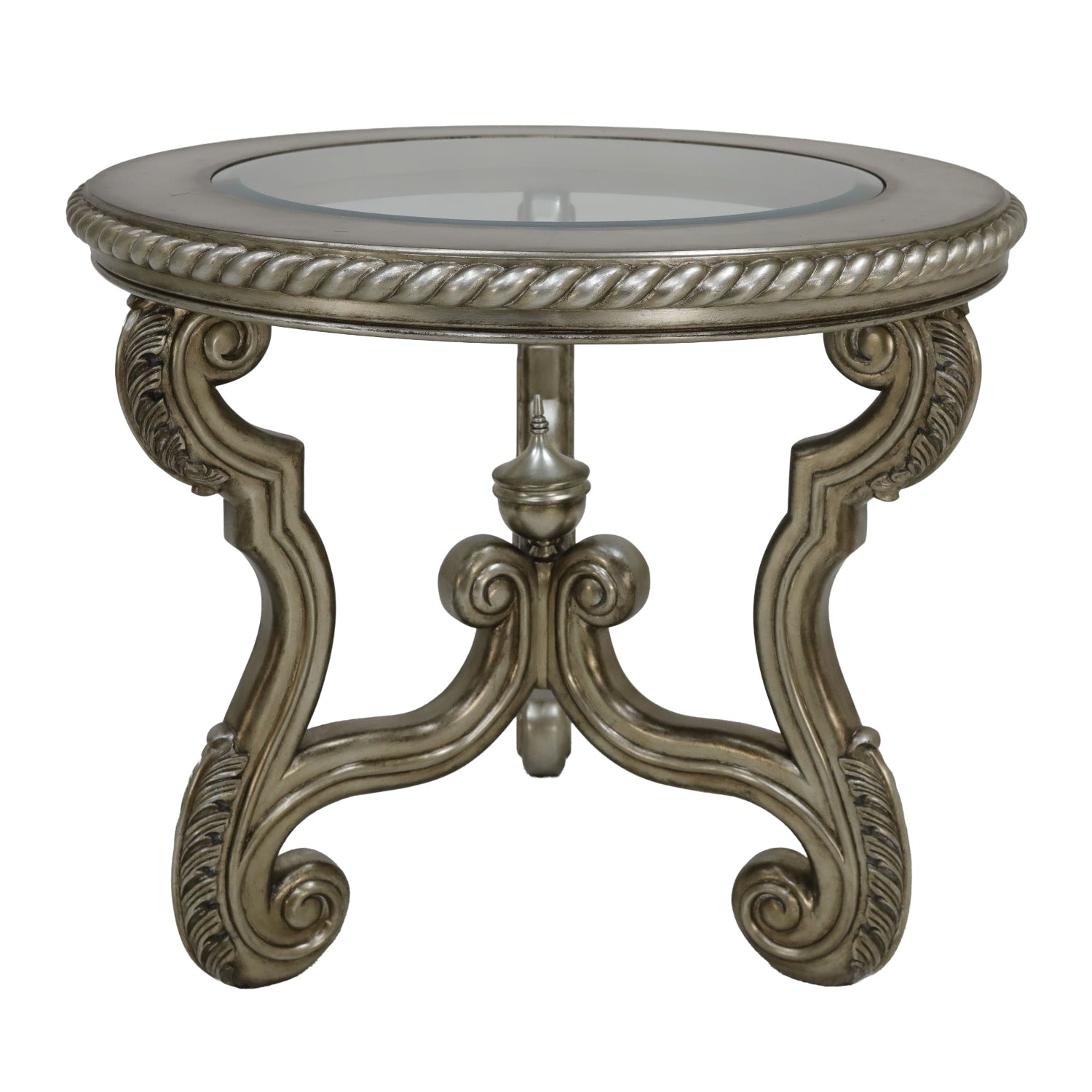 Marge Carson Vernazza Round Side Table VRZ04-1