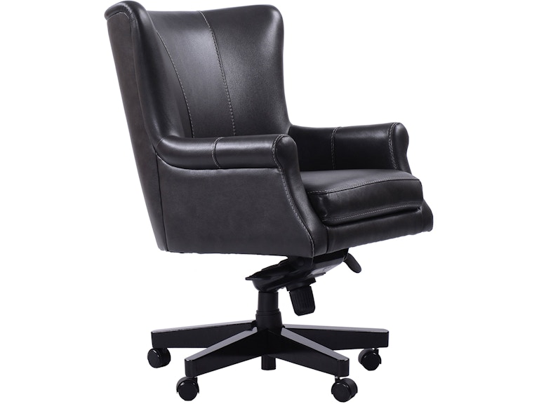 Parker Living Cyclone Black Leather Desk Chair DC-129-CYC 825164604