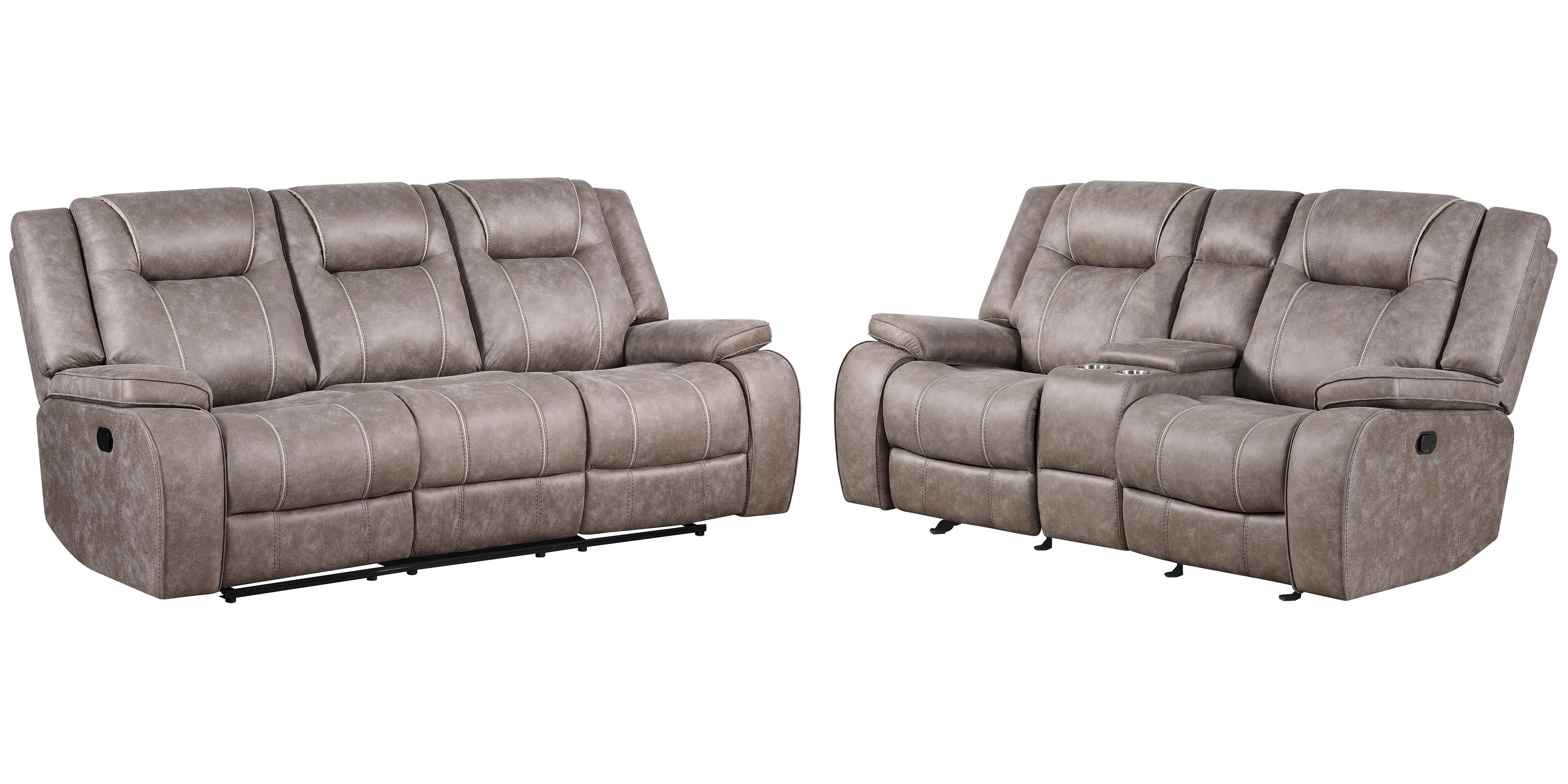 Parker Living Blake - Desert Taupe Manual Reclining Sofa and Loveseat MBLA-32-DTAU