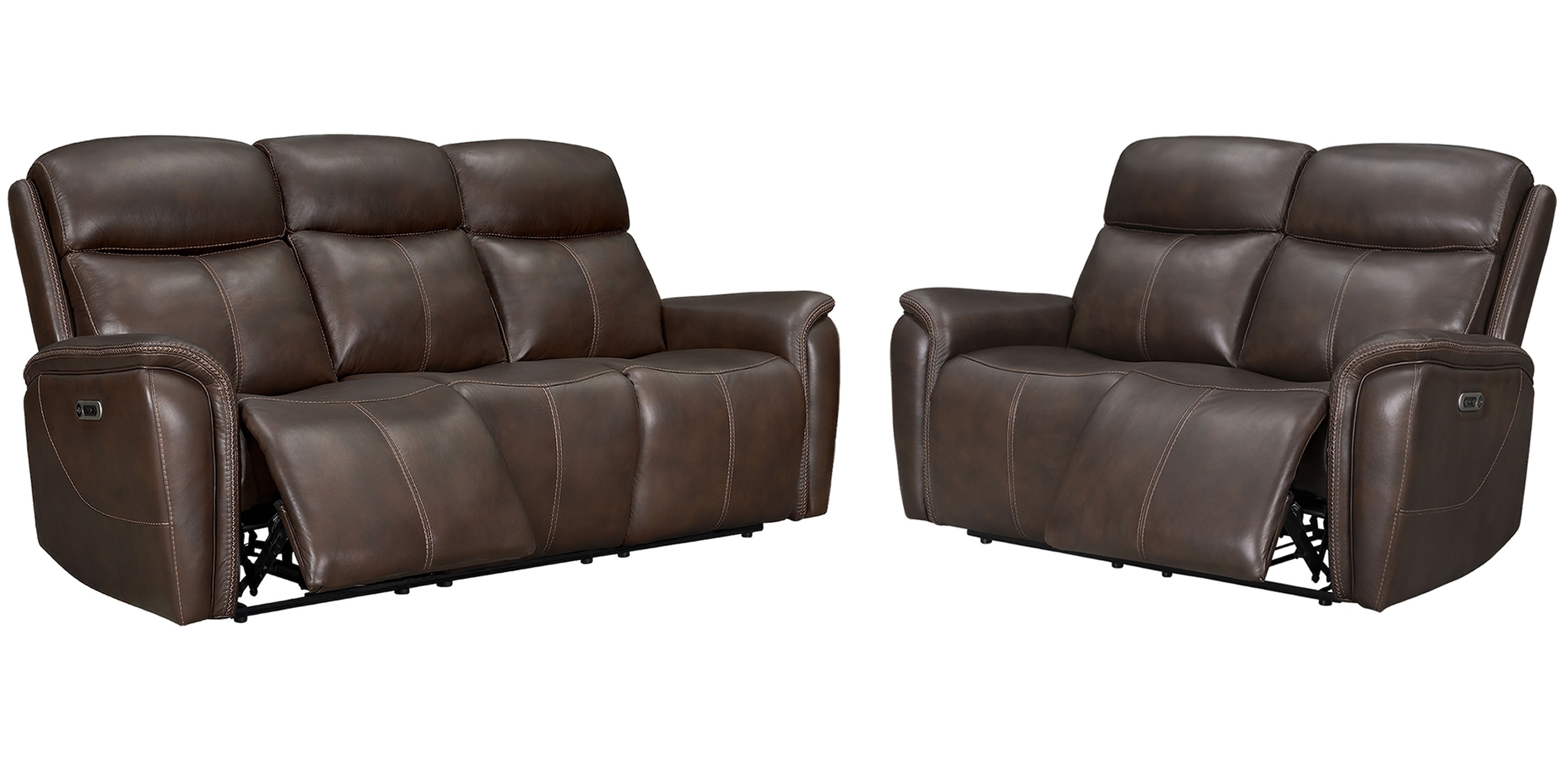 Parker Living Cascade - Auburn Power Reclining Sofa and Loveseat MCAS-32PH-AUBN