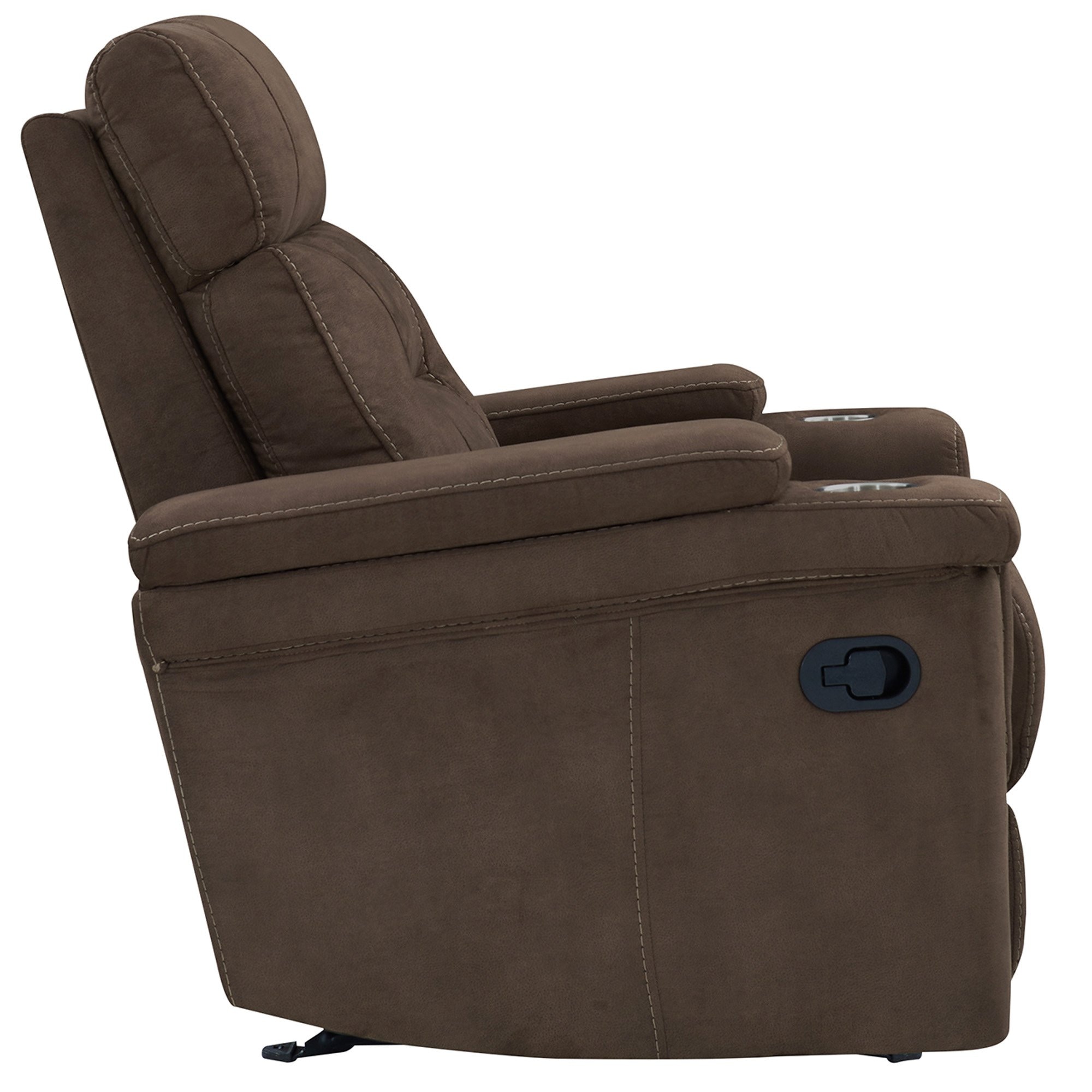 Parker Living Living Room Diesel Manual Cobra Brown Manual Glider Recliner MDIE 812G CBR
