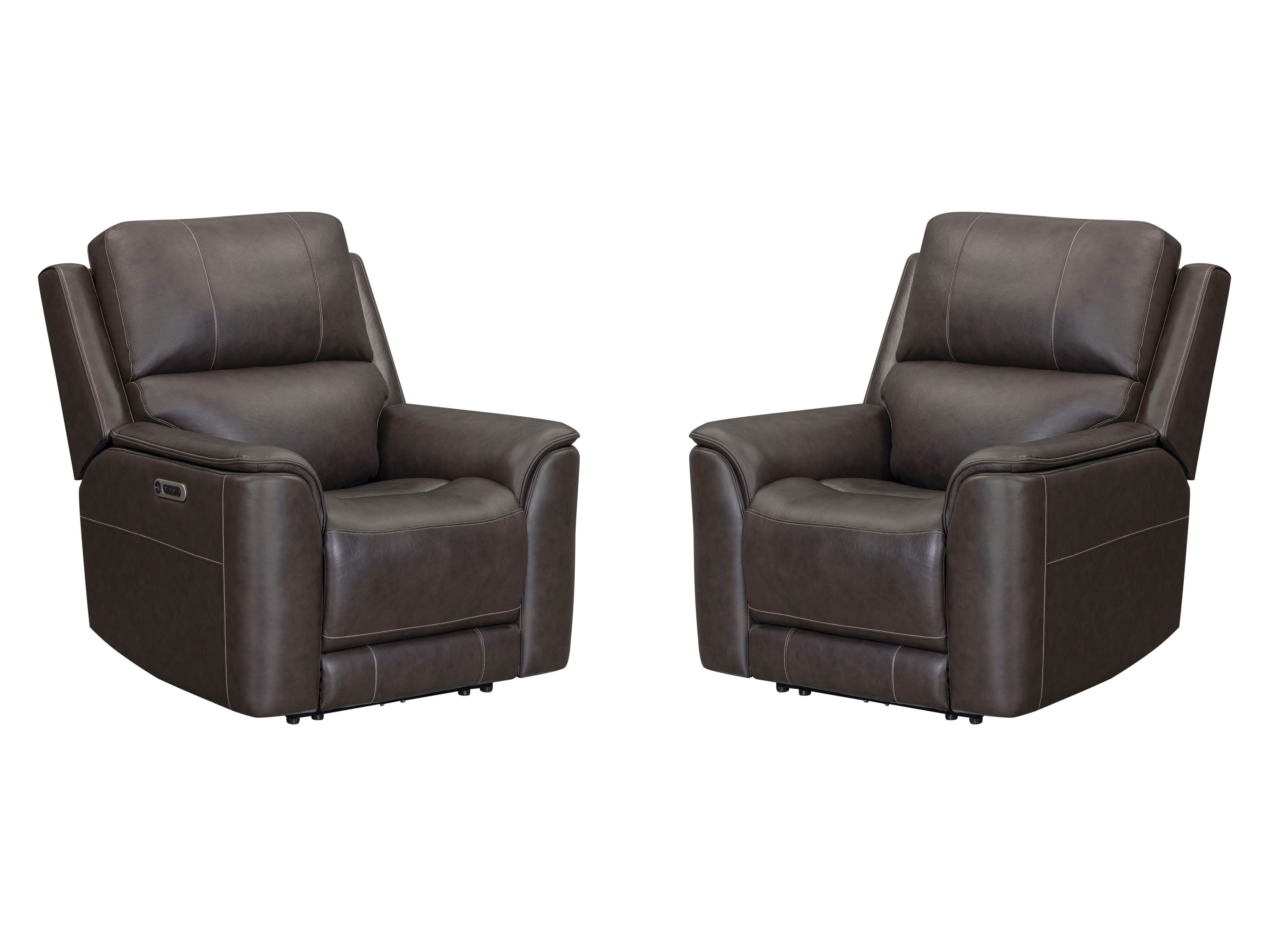 Parker Living Steamboat Brown Zero Gravity Power Recliner P3 Two Pack MEAS-KIT-812P3Z-2-STBR