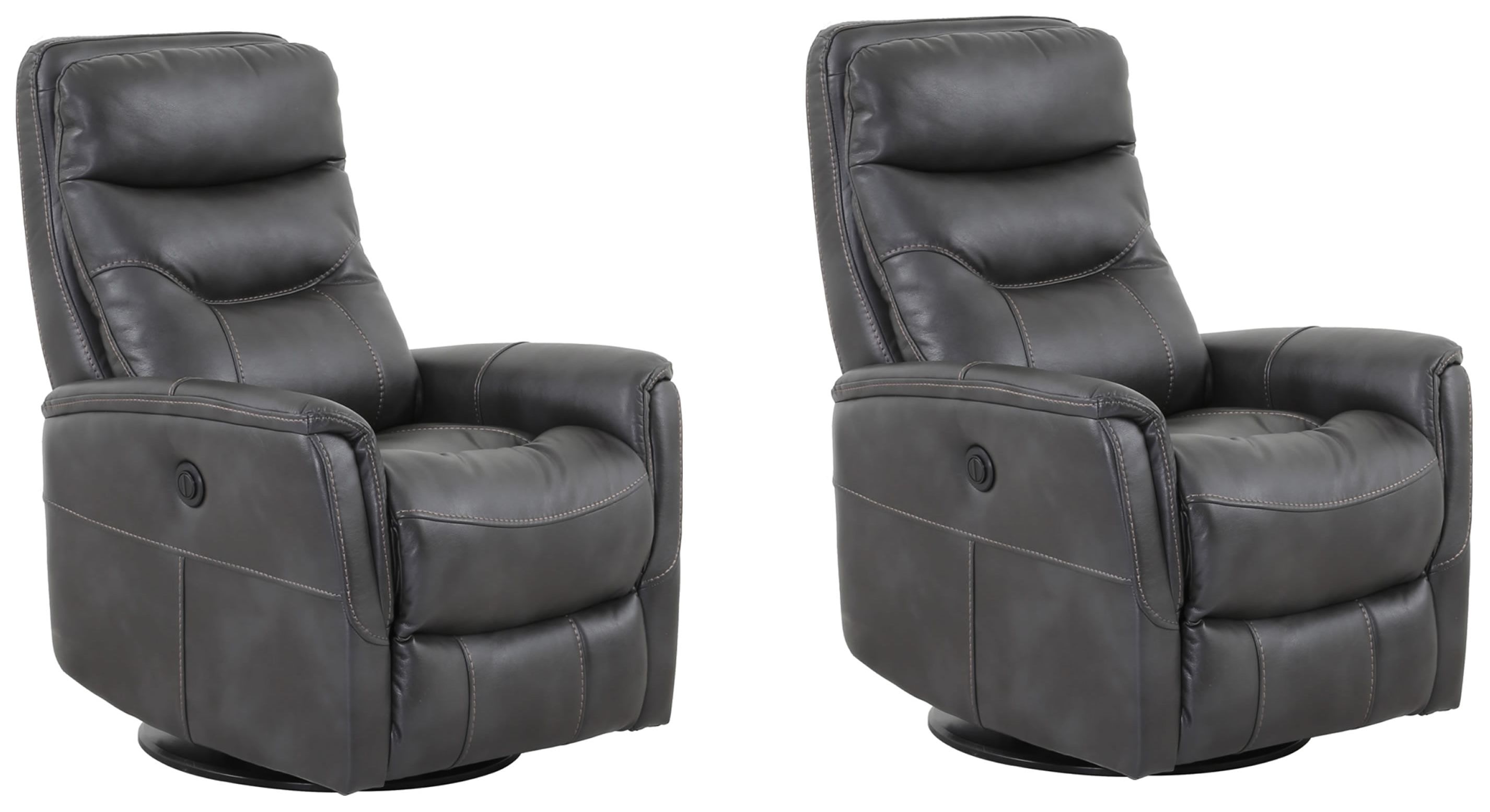Parker Living Gemini - Flint Power Swivel Glider Recliner Two Pack MGEM-812GSPB-2-FLI