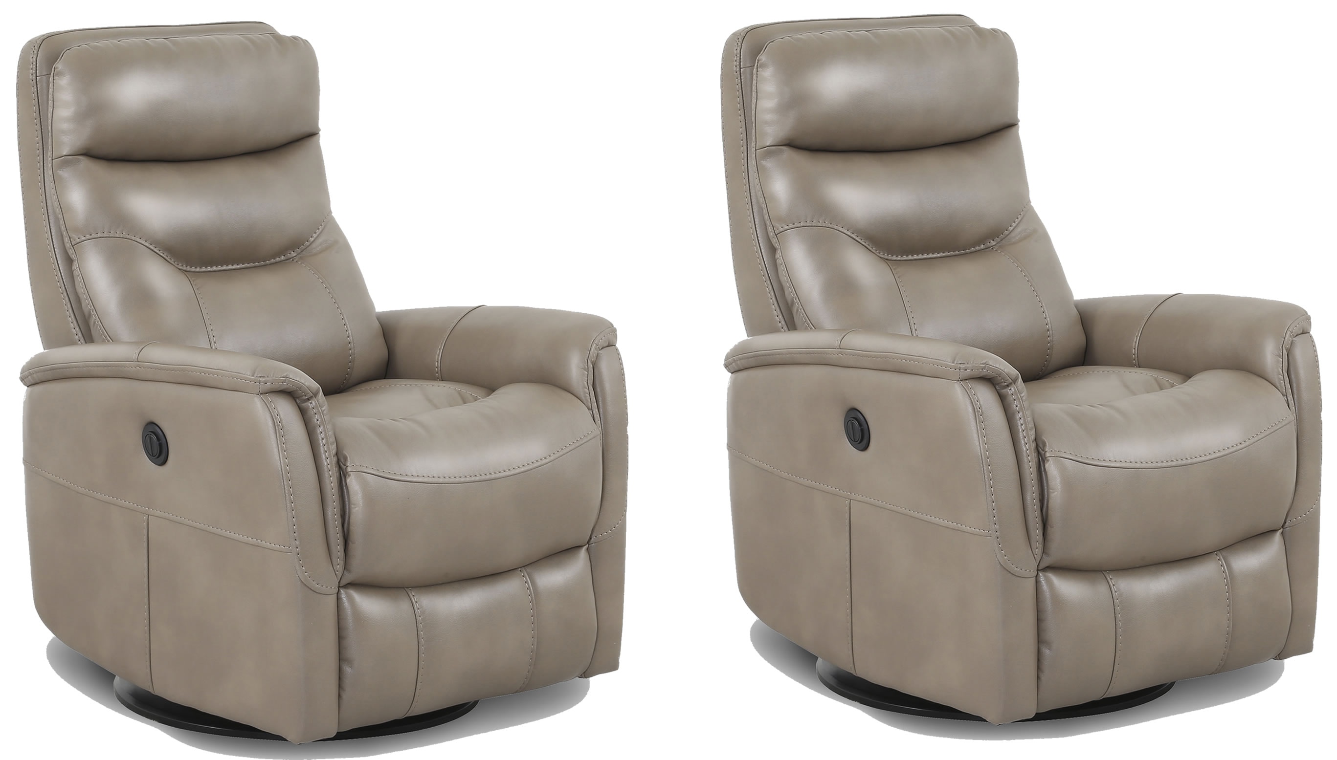Parker Living Gemini - Linen Power Swivel Glider Recliner Two Pack MGEM-812GSPB-2-LIN