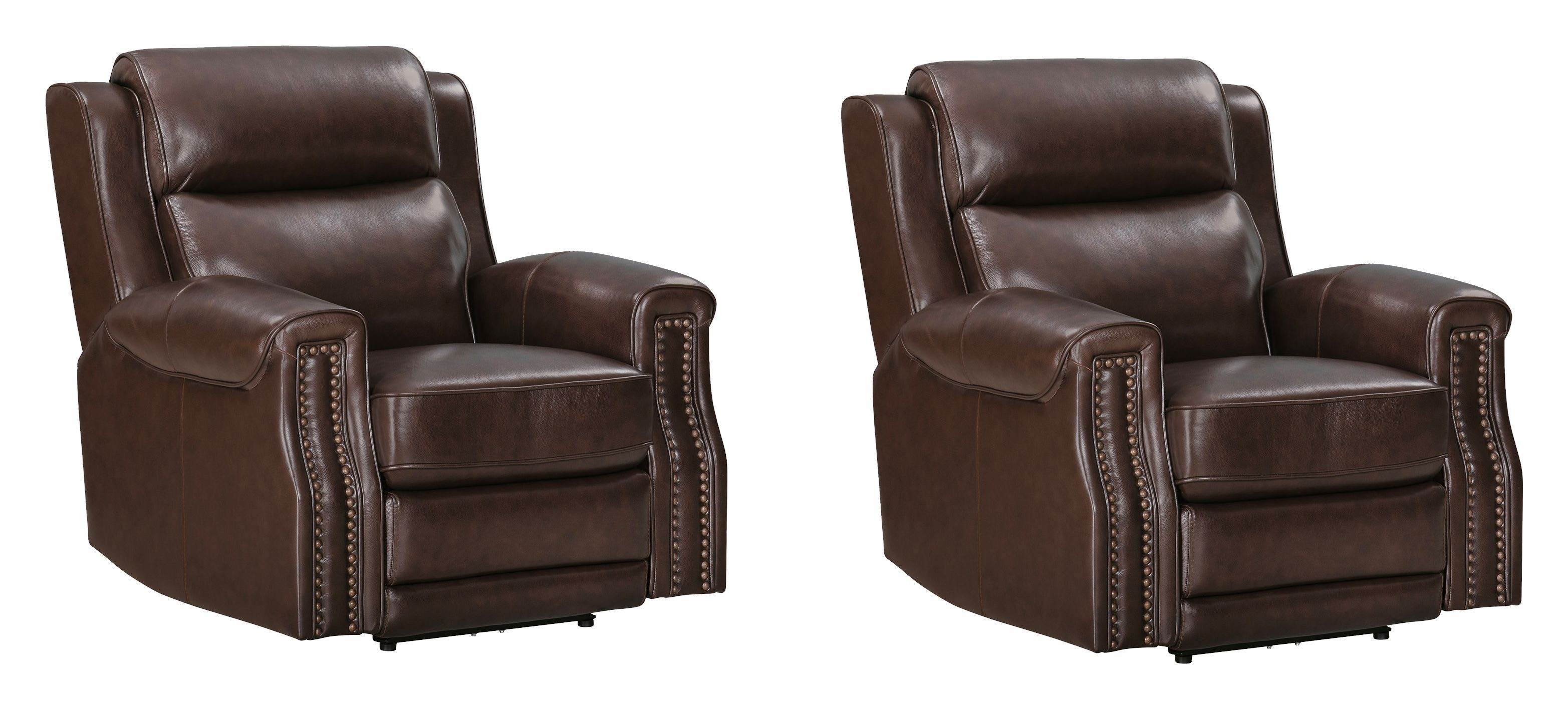Parker Living Parker Living Hensley - Smooth Espresso Power Recliner Two Pack MHEN-812PH-2-SMES