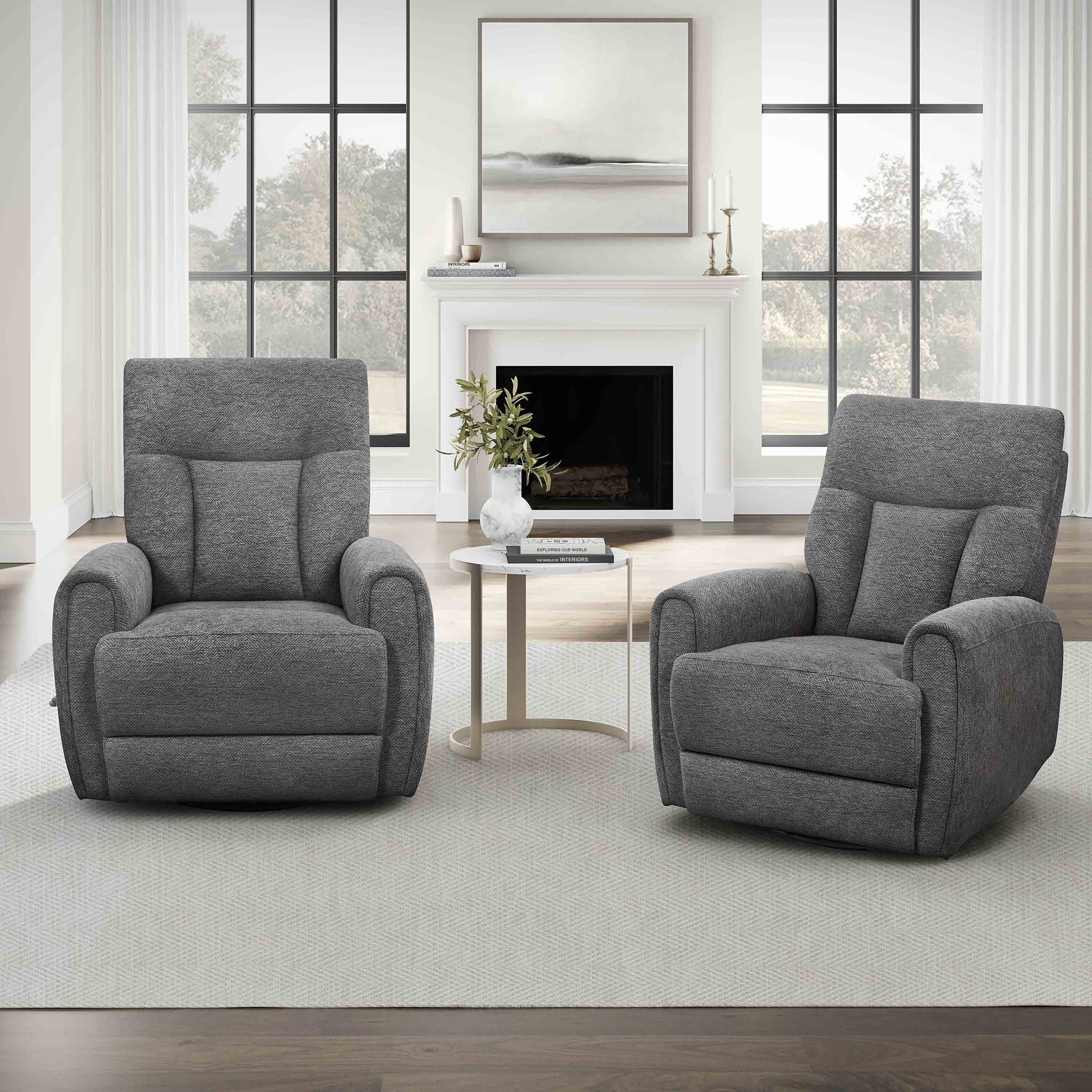 Parker Living Nightfall Manual Swivel Glider Recliner Two Pack MNAT-KIT-812GS-2-NTFL