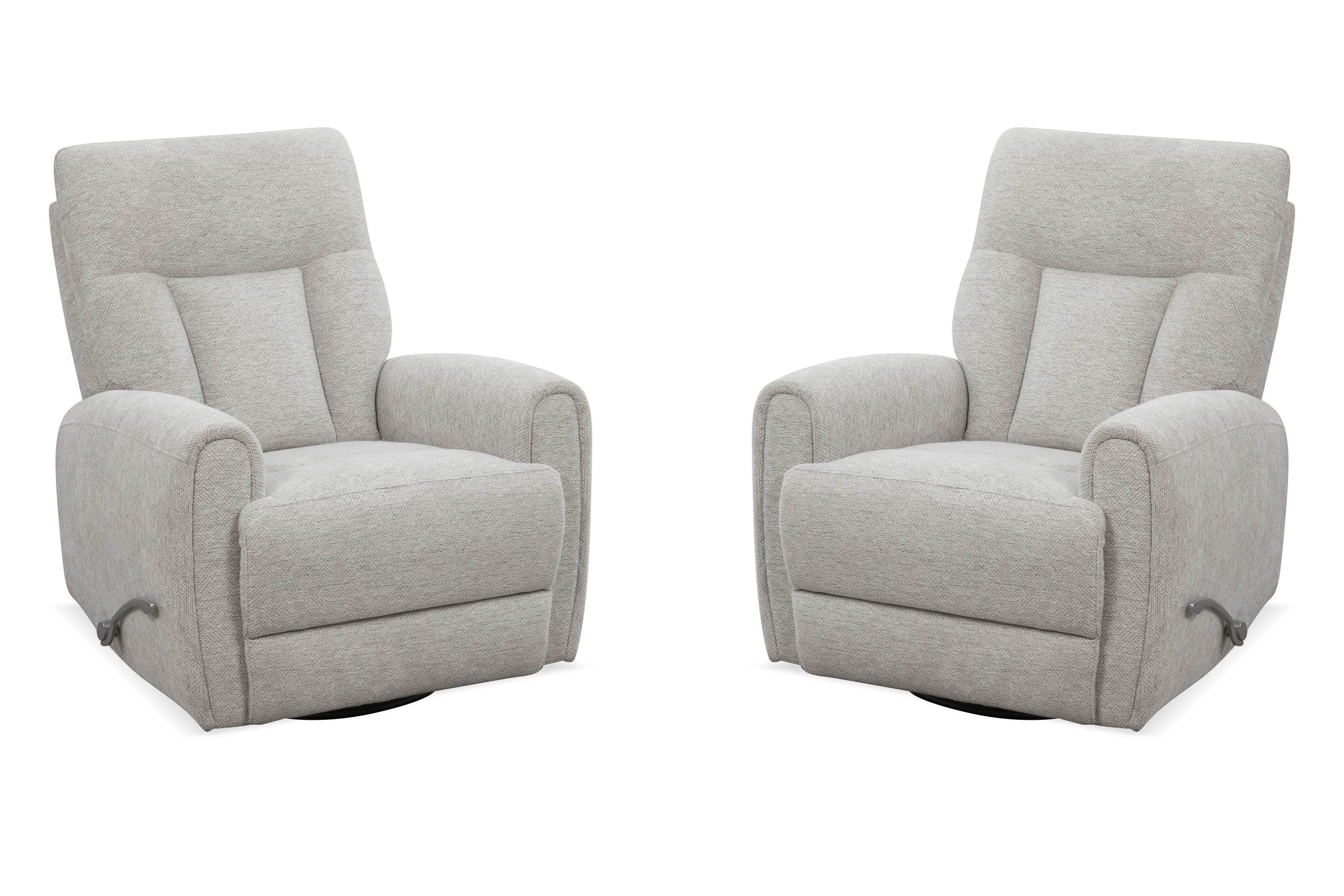 Parker Living Parker Living Natalia - Thunderstorm Manual Swivel Glider Recliner Two Pack MNAT-KIT-812GS-2-THSM