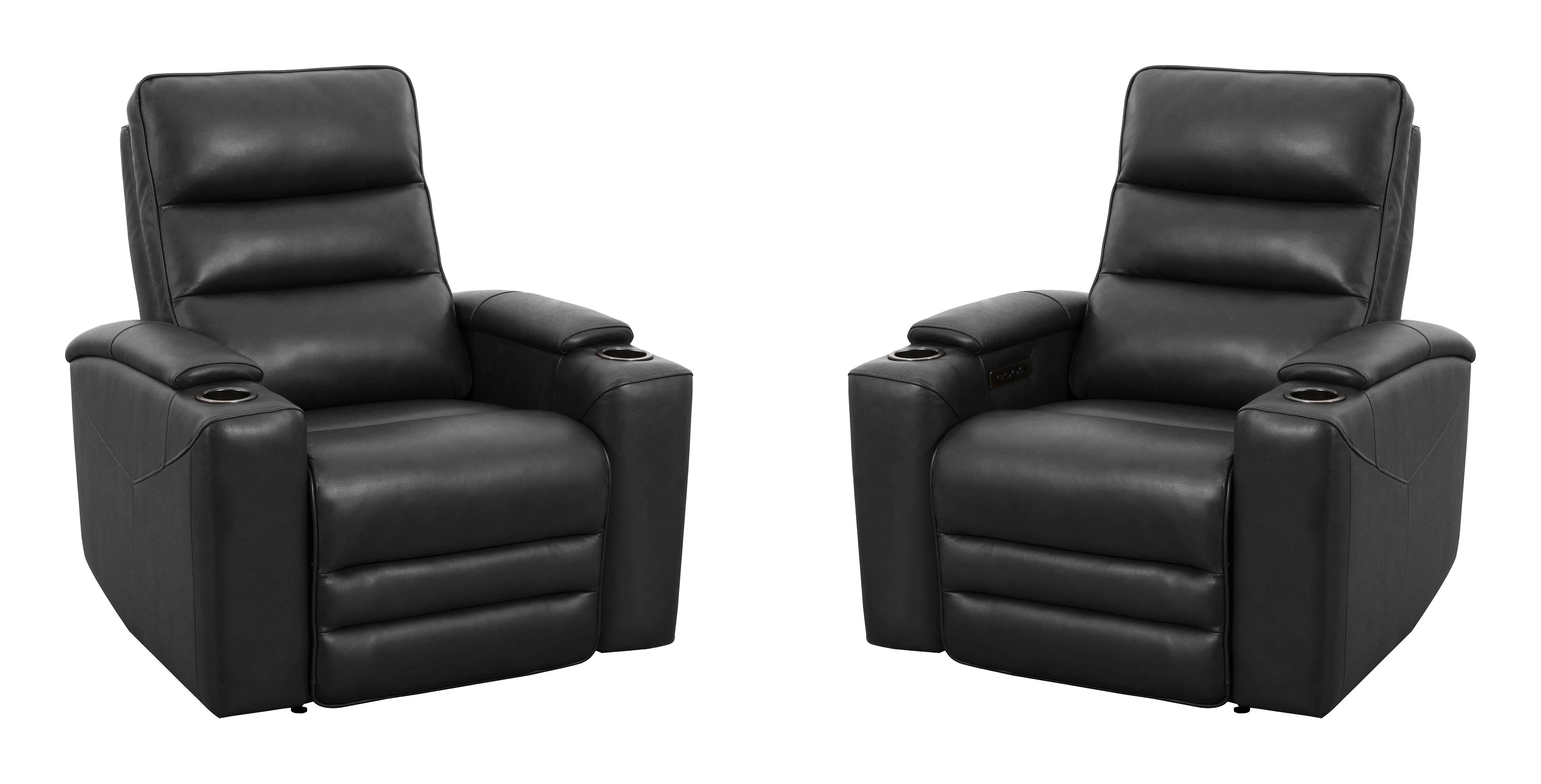 Parker Living Autumn Black Zero Gravity Power Recliner P3 Two Pack MNEX-KIT-812PHLZ-2-ATBK