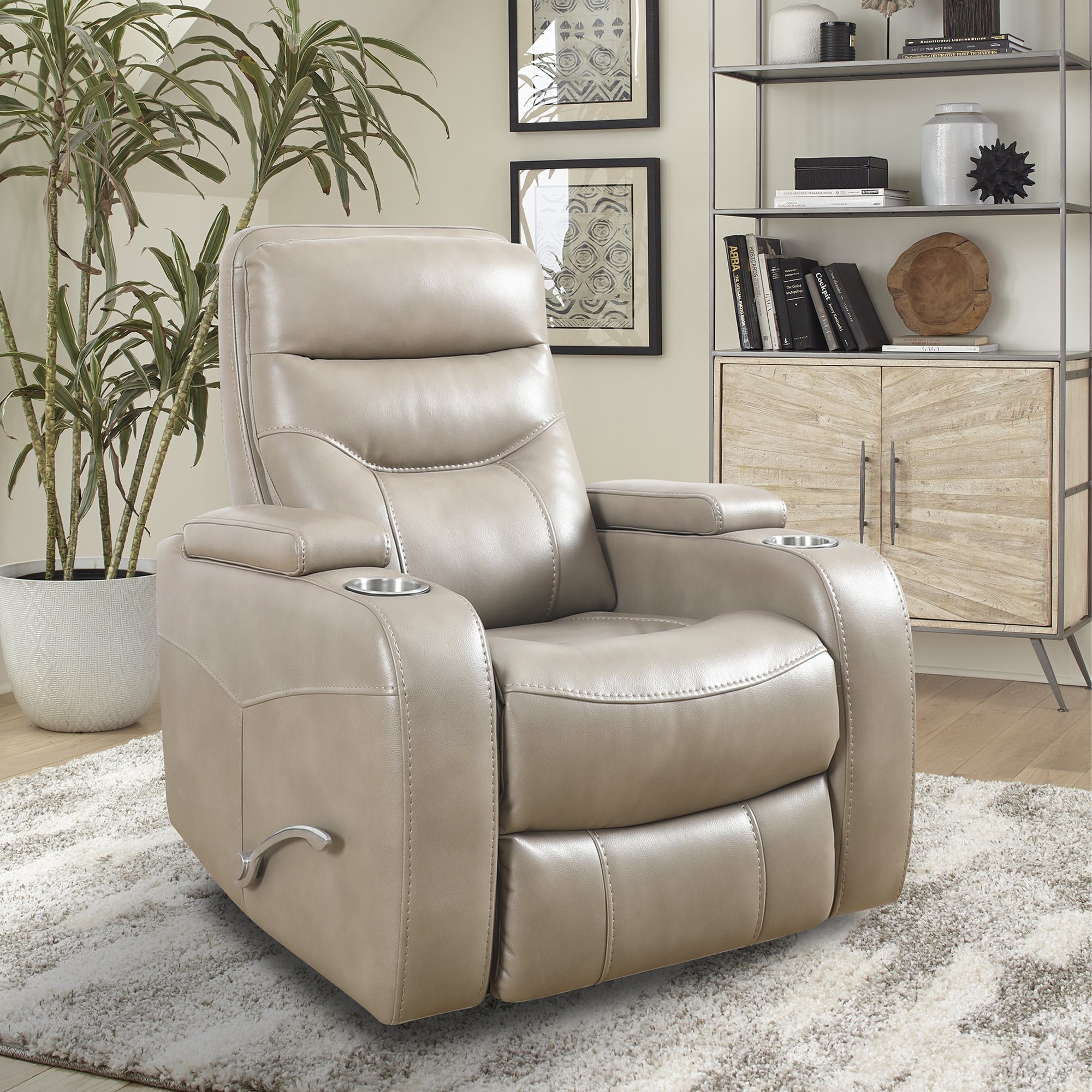 Parker Living Living Room Origin Manual - Linen Manual Swivel