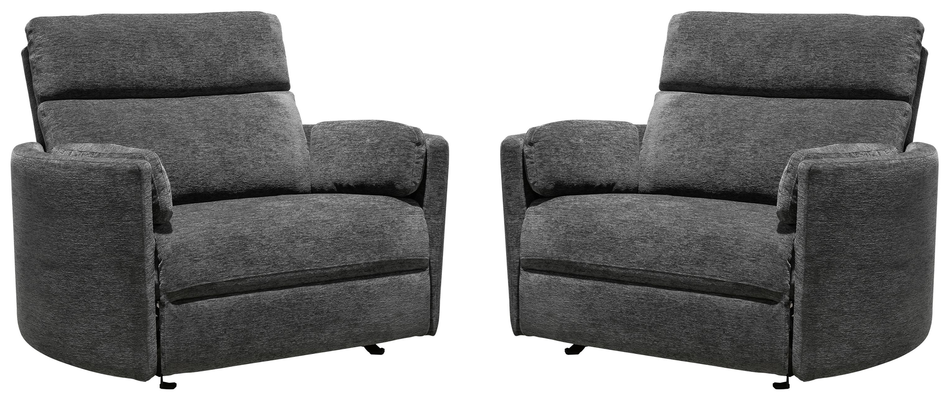  Radius Xl - Mediterranean Extra Wide Power Glider Recliner Two Pack 