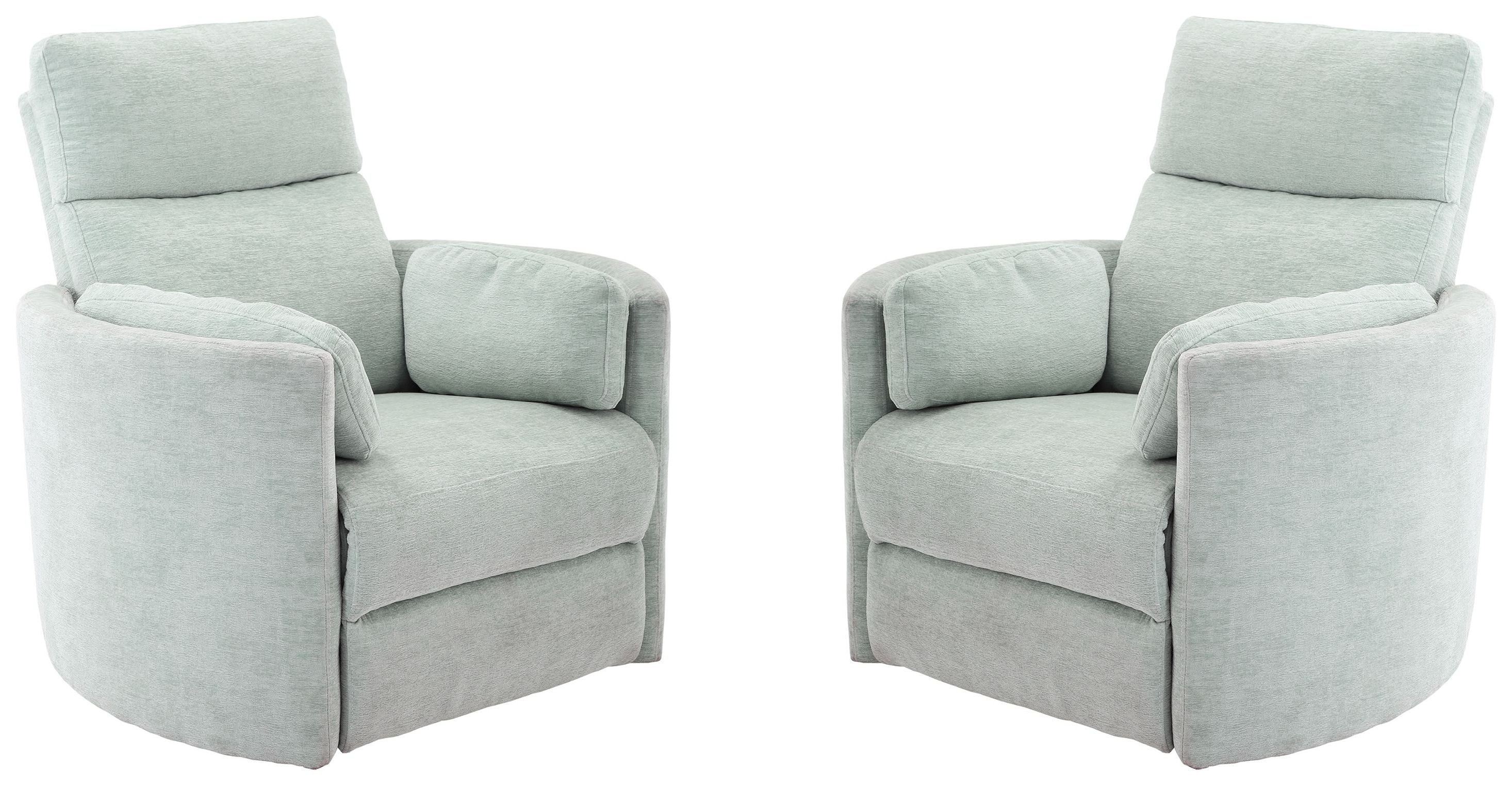  Radius - Windstream Power Swivel Glider Recliner Two Pack 