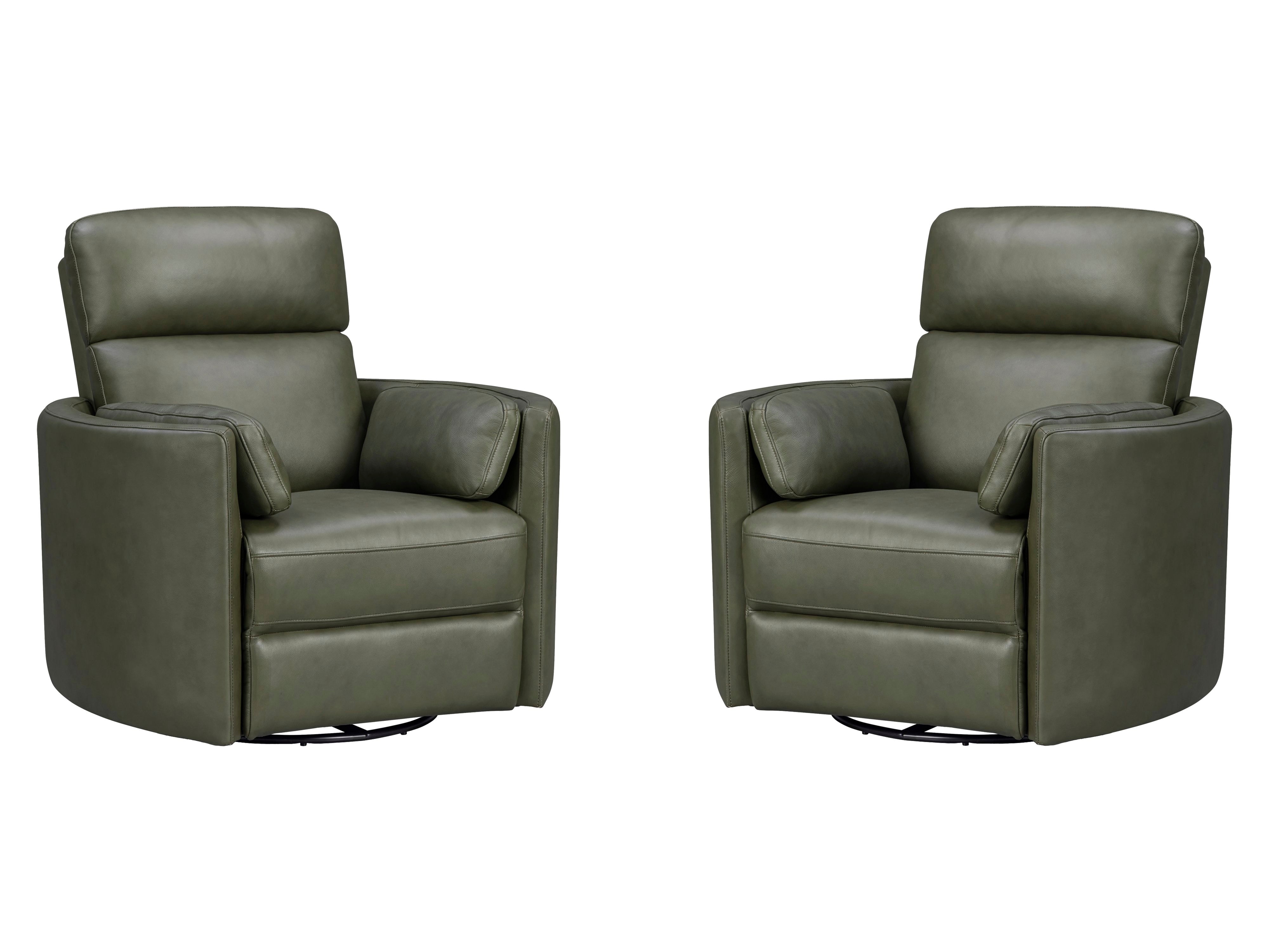  Lyric Sage Swivel Power Glider Recliner Two Pack 