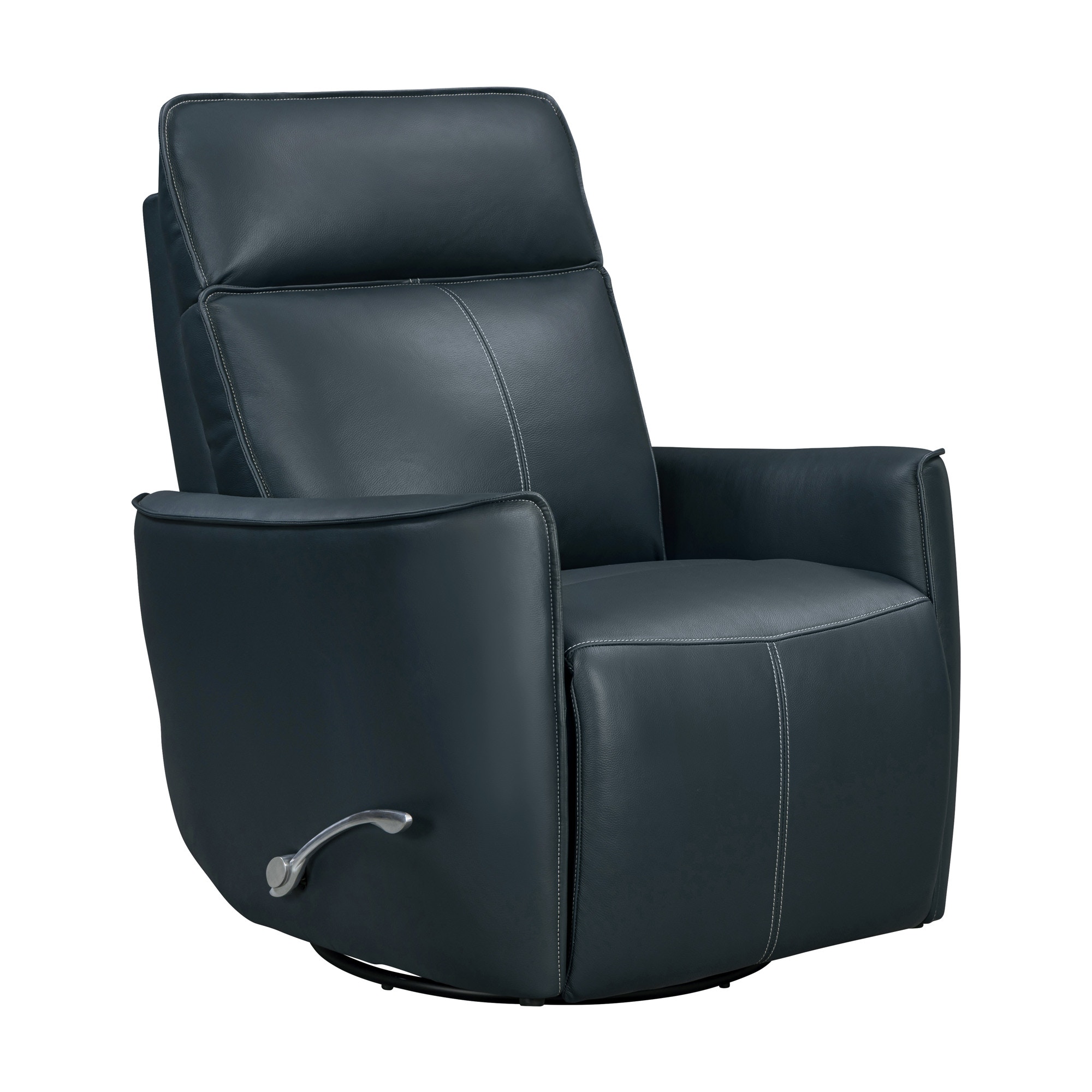  Abby Navy Manual Swivel Glider Recliner 