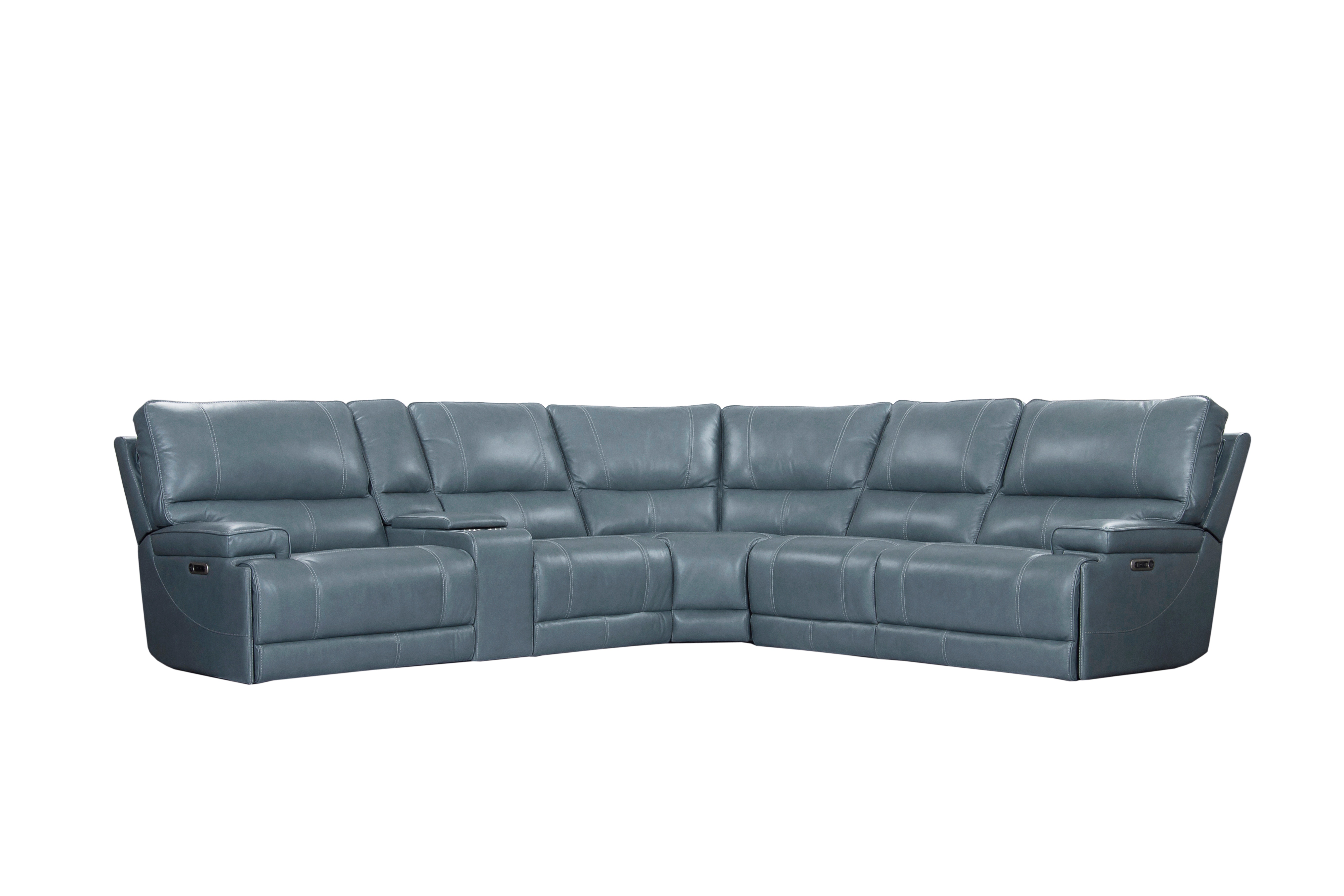 Parker house store leather sectional