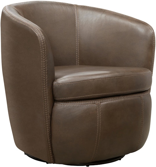 Parker Living Barolo Vintage Brown Leather Swivel Club Chair SBAR-912S-VGBR 741019855