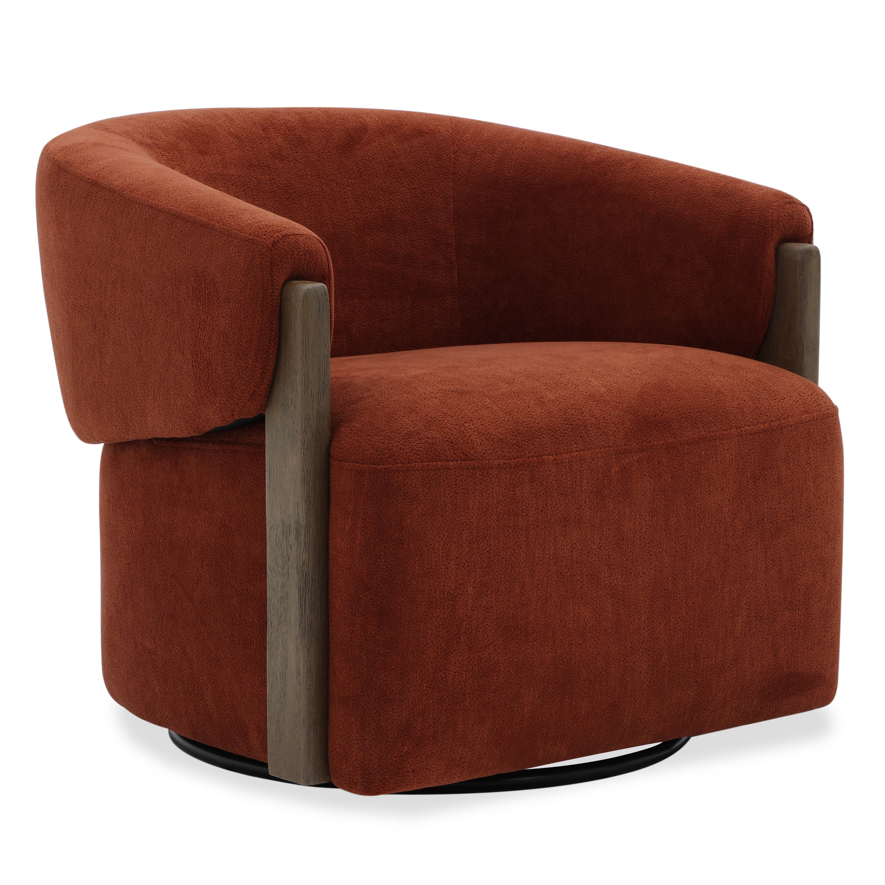  Finley - Island Rust Swivel Accent Chair 