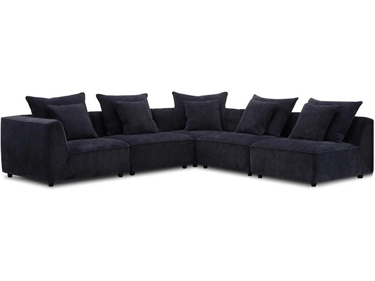 Parker Living Recess Reptile Blue 5 Piece Sectional Package A (910(3), 955(2)) 066958516