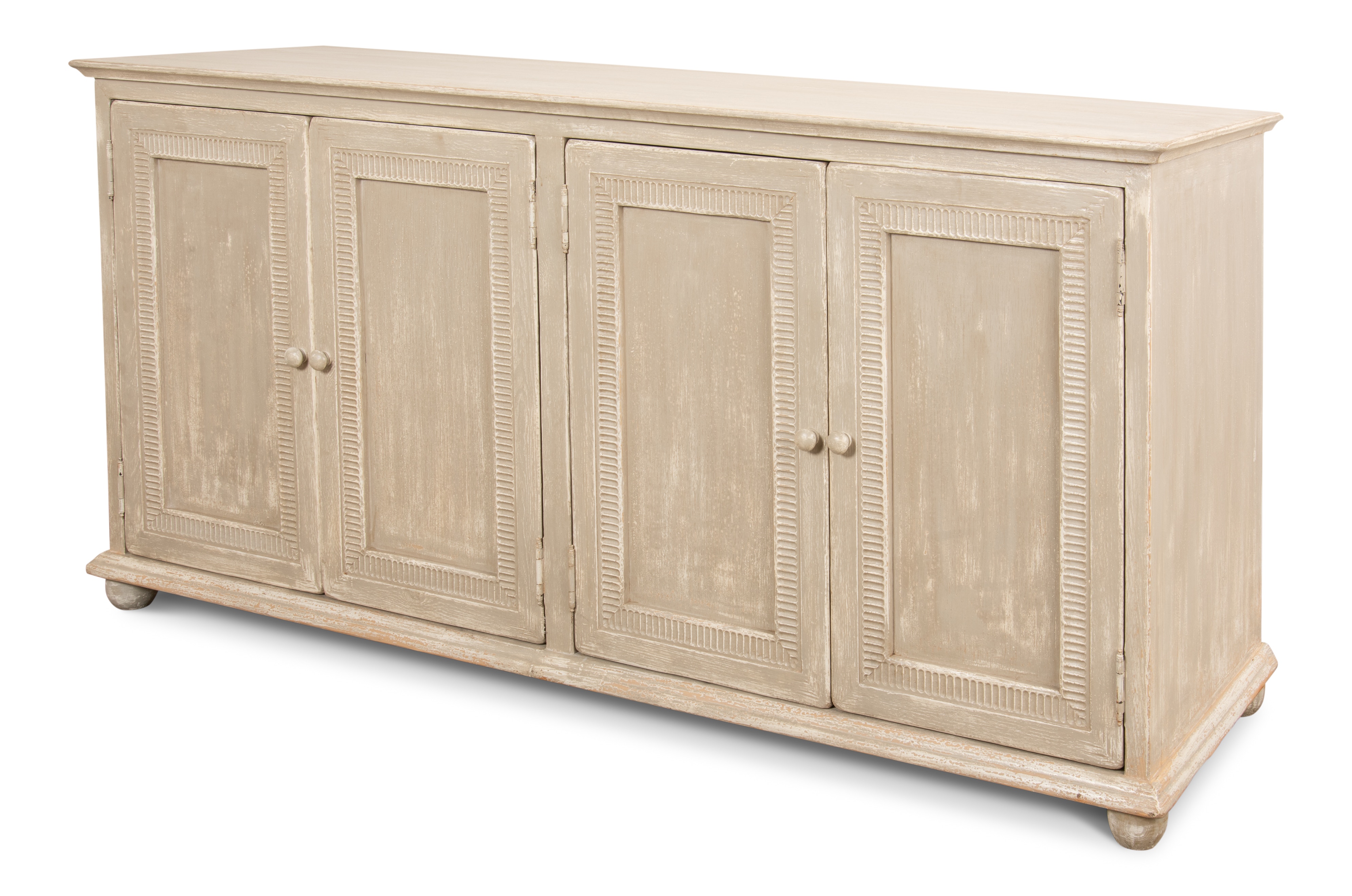 Sarreid Living Room Pie Crust Door Cabinet 29939 West Coast