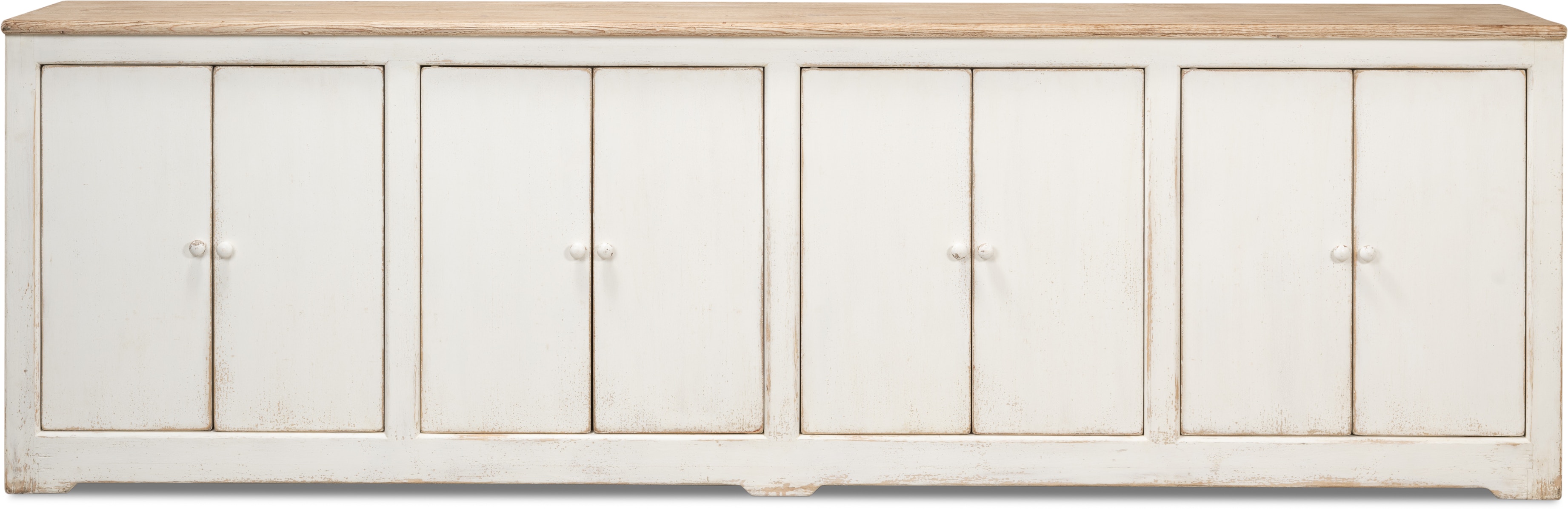 Sarreid Living Room Eight Is Enough Sideboard Ant. White 40427-1 - Sell A Cow - Libertyville