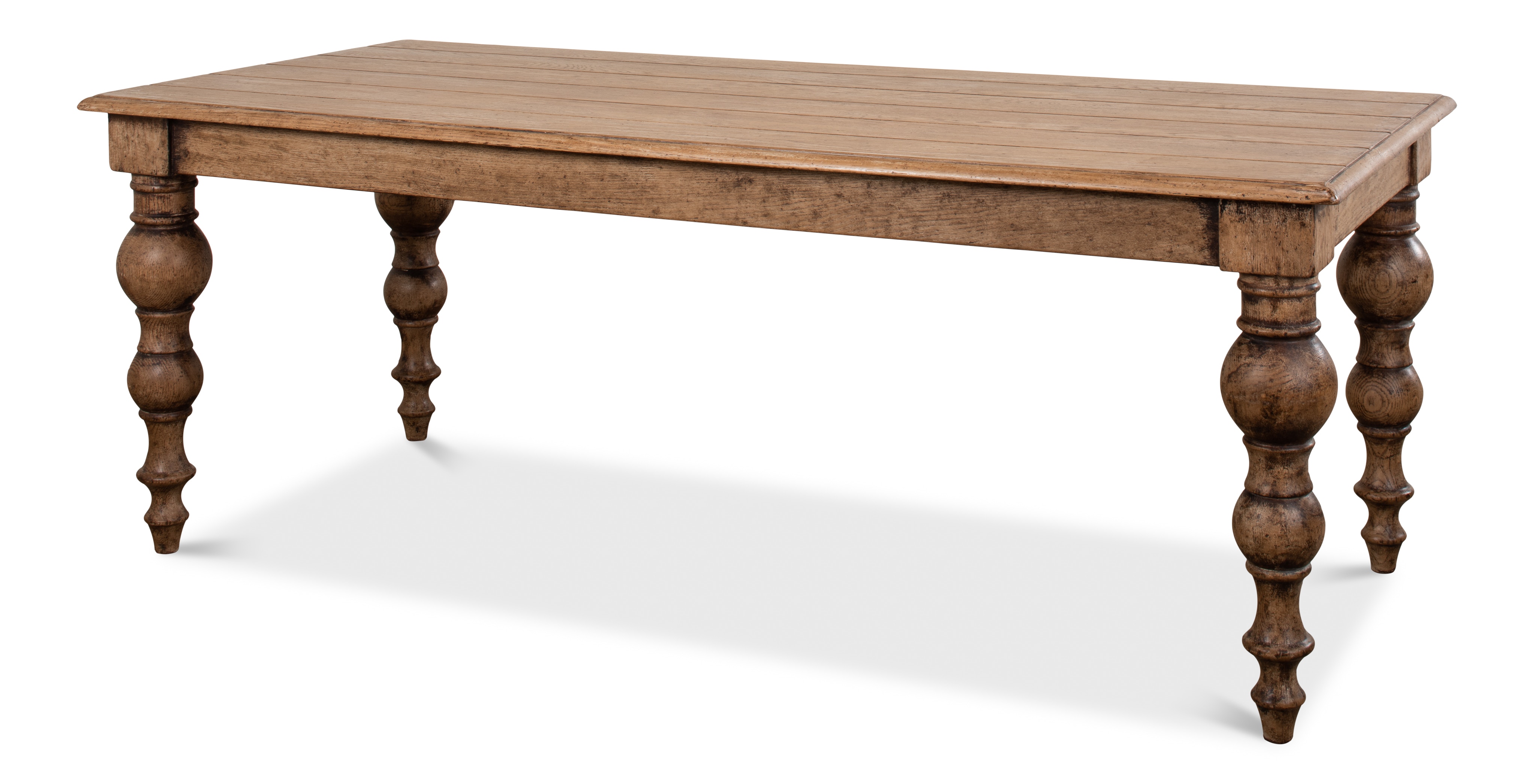 【中川】【¥88000】Knot｜Dining table Oak Knot Rustic Dining Table + Reviews | Crate & Barrel