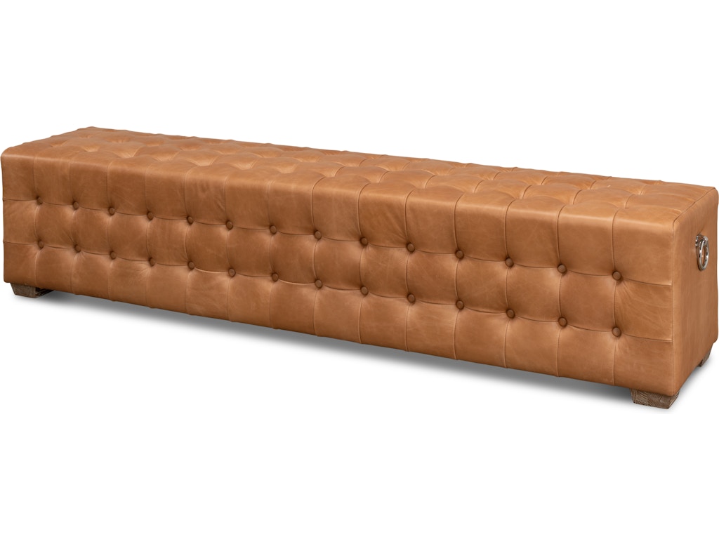 Beam Bench Tufted Leather - Main Image