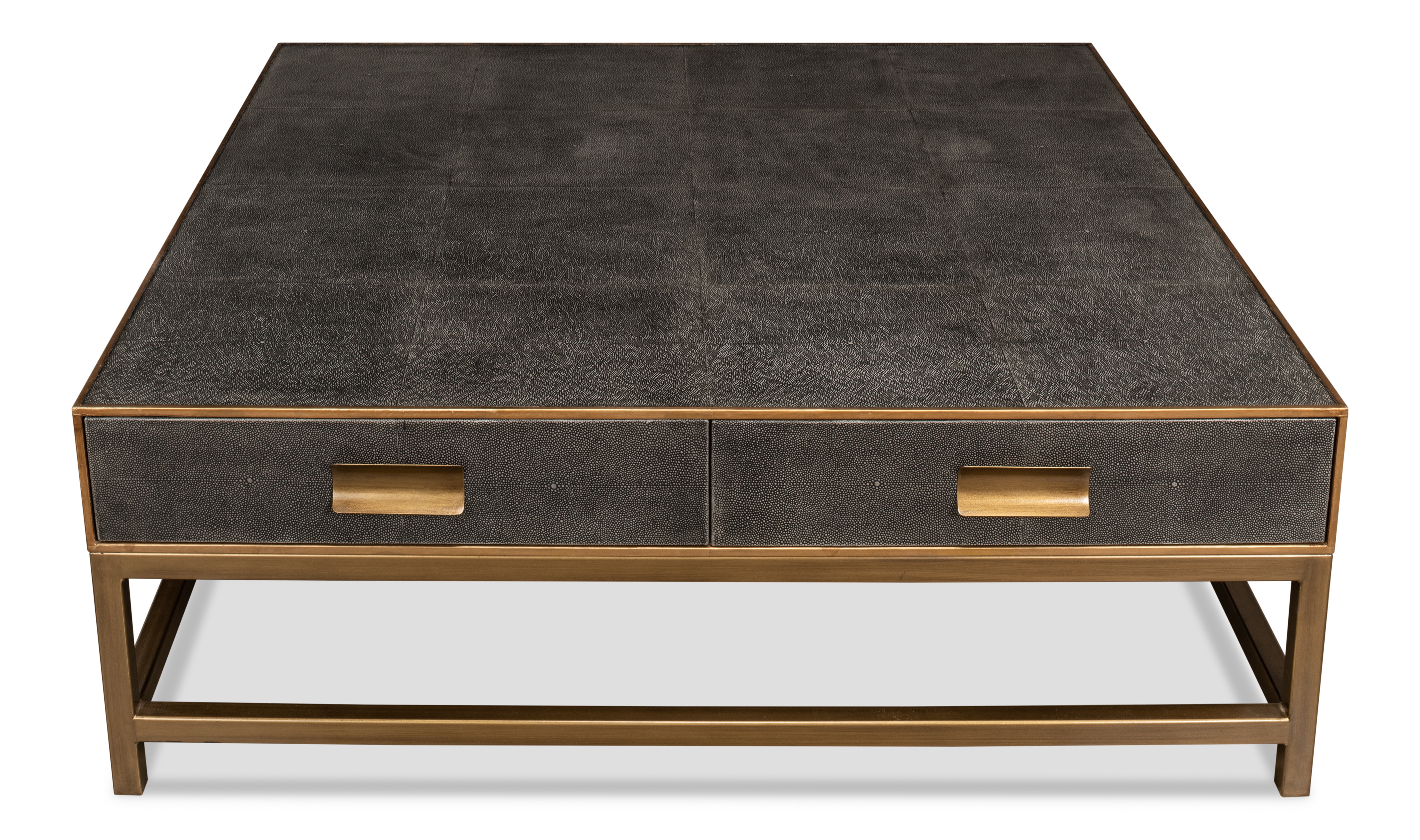 shagreen square coffee table