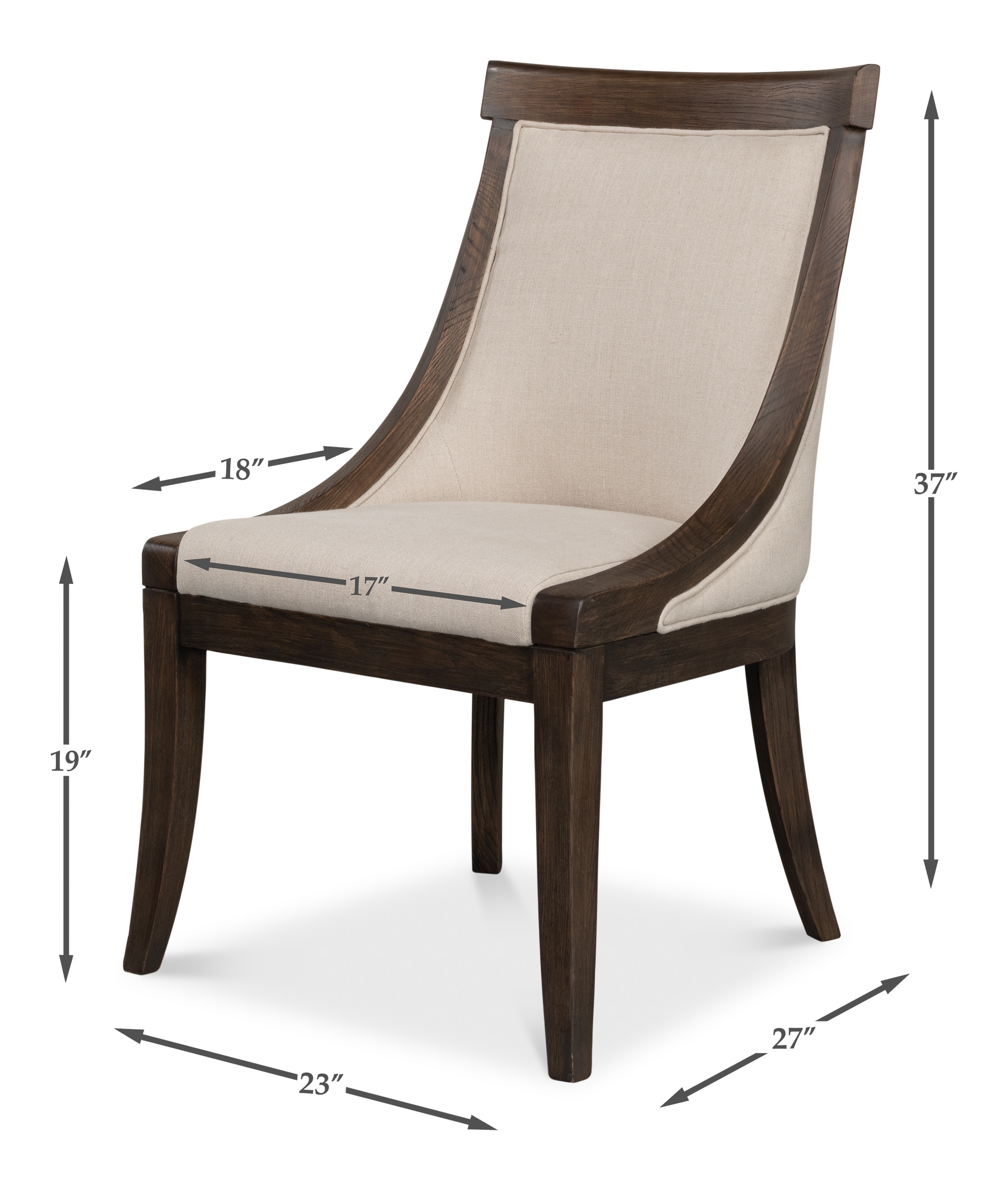 Sarreid Ltd Casual Dining Lucas Side Chair 53847 - Woodbridge Interiors ...