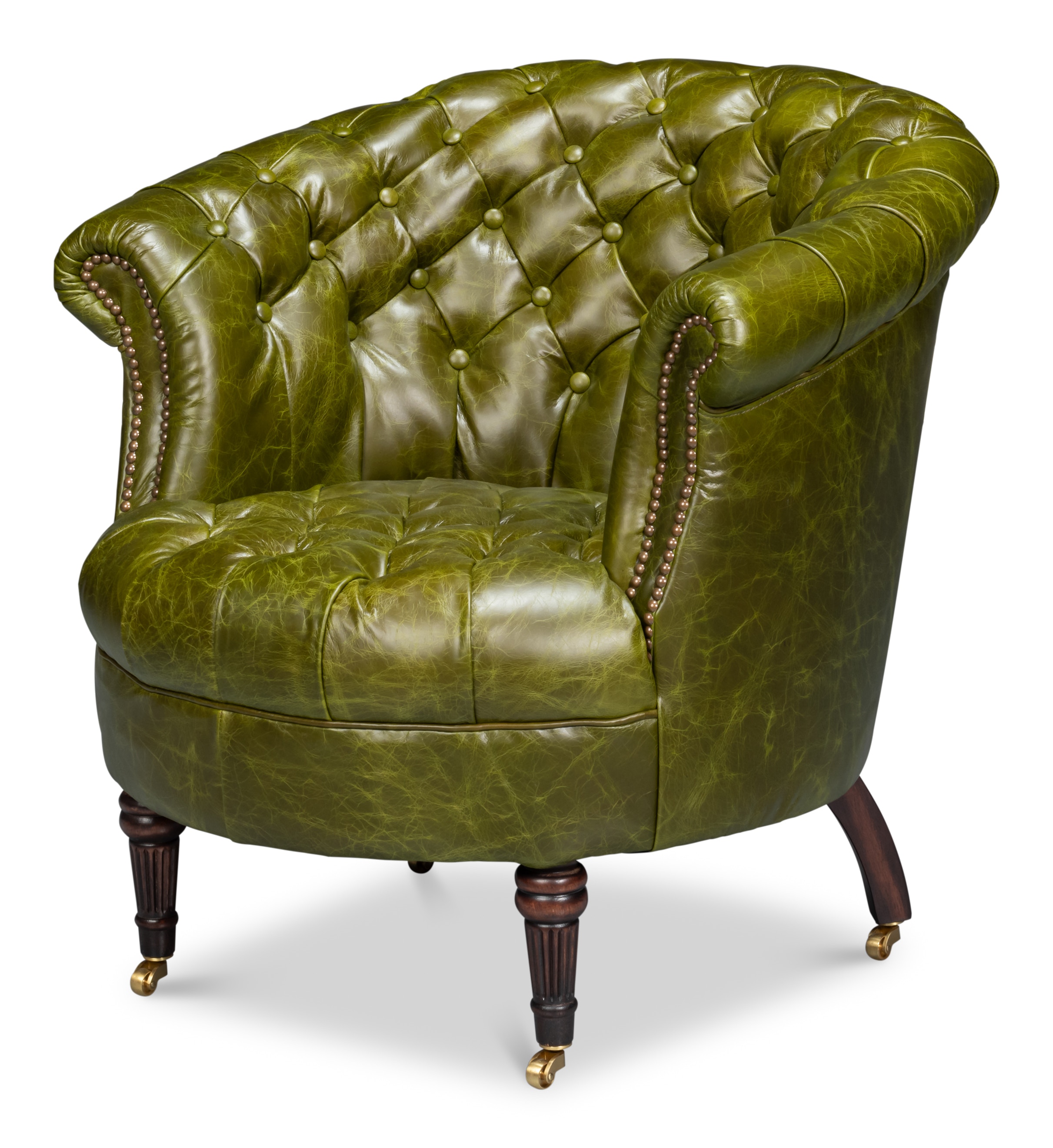 Sarreid Ltd Leather Chair 54241-BG