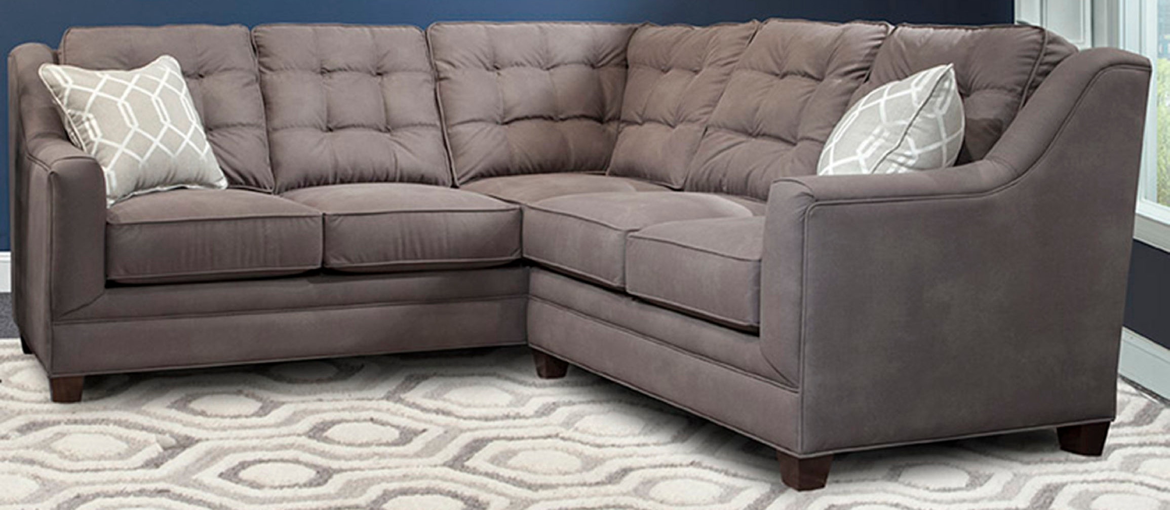Marshfield Furniture Tatum Sectional Rao Queen Sleeper 197266 Amish