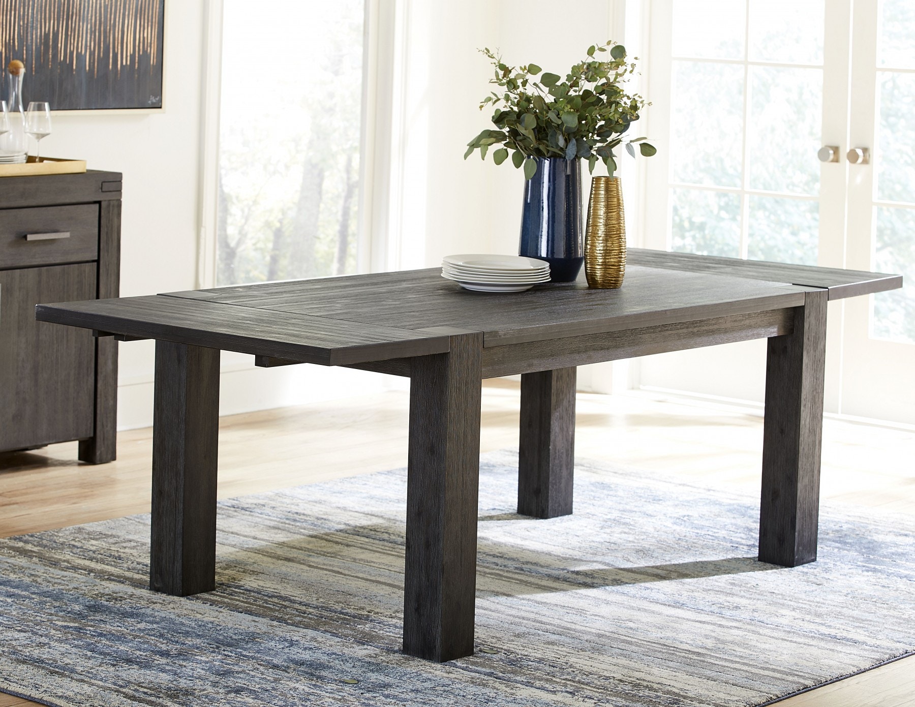 modus solid wood dining table