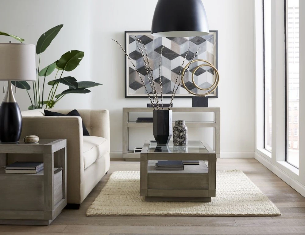 Modus Living Room Oxford Two-Drawer Coffee Table In Mineral AZBX21 ...