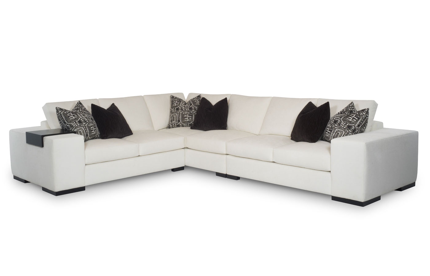 RC Furniture Carbon (Wood Leg) 3pc Sectional (With Optional Arm Tray) Carbon (Wood Leg) 3pc Sectional (With Optional Arm Tray)
