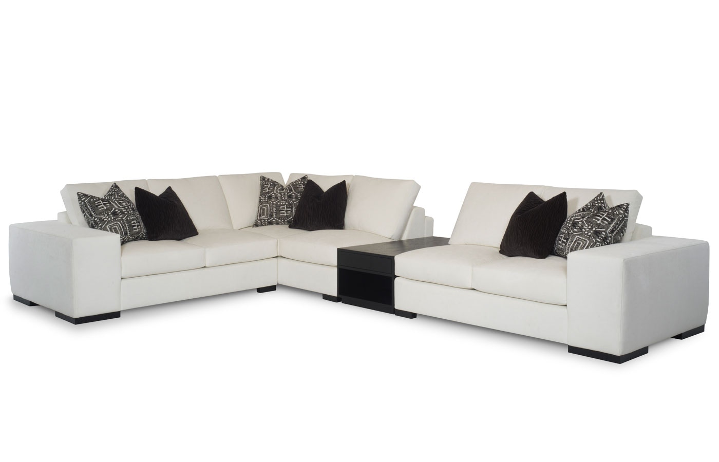 RC Furniture Carbon 3pc L Sectional (with Cuba Sectional Table) Carbon 3pc L Sectional (with Cuba Sectional Table)