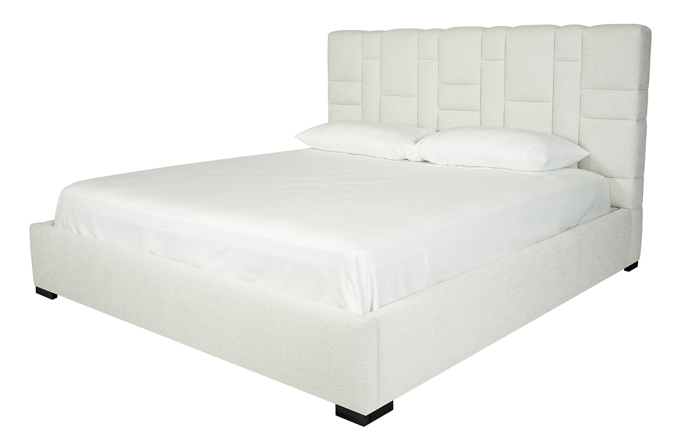 Fractured Queen Bed (Wood Leg)