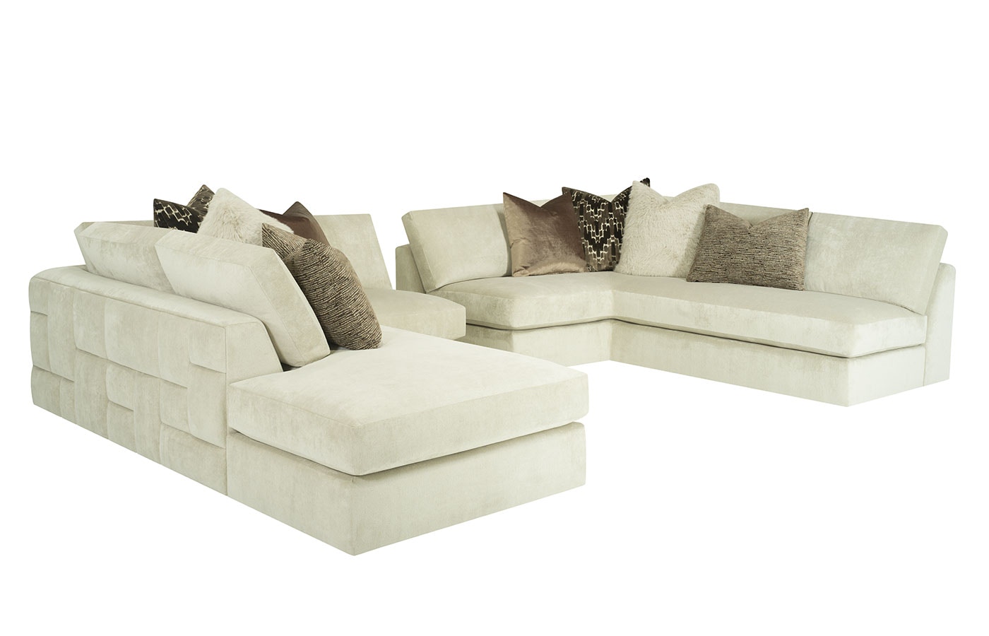 RC Furniture Fractured RSF Corner Sofa and LSF Corner Bumper  Fractured RSF Corner Sofa_LSF Corner Bumper