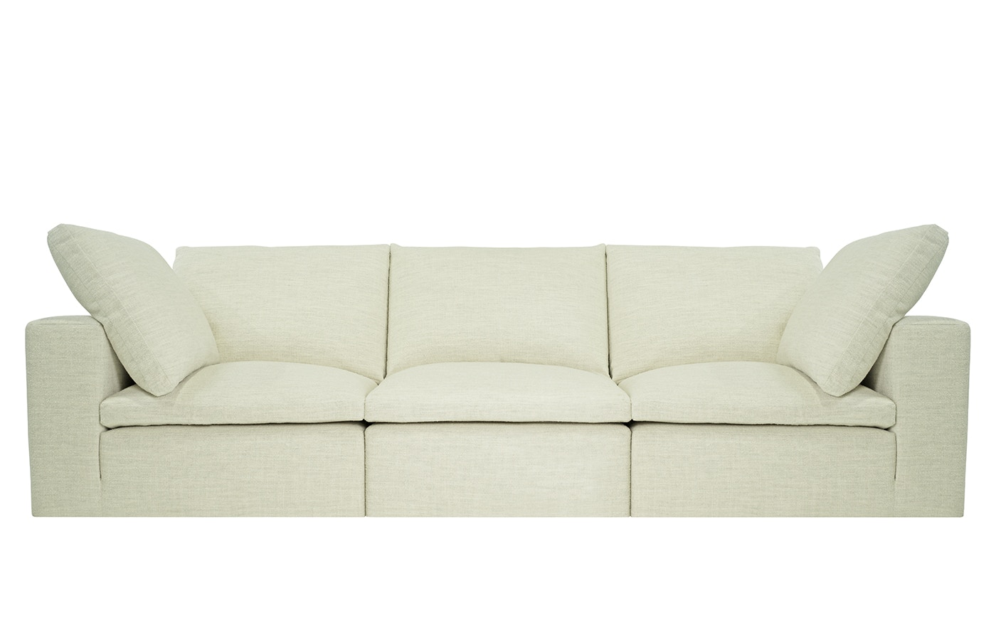 Malibu 3pc Modular Sofa (Tuxedo Arm)