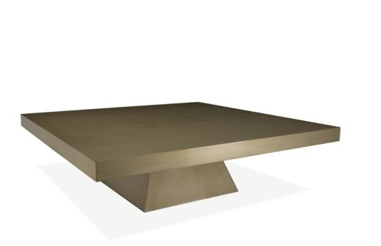 RC Furniture Living Room Maya Square Cocktail Table Cristal Noel