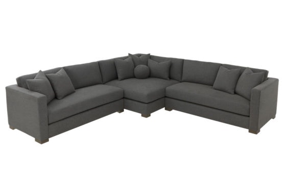 RC Furniture Zuma (Wood Leg) 3pc Corner Chaise Sectional Zuma (Wood Leg) 3pc Corner Chaise Sectional