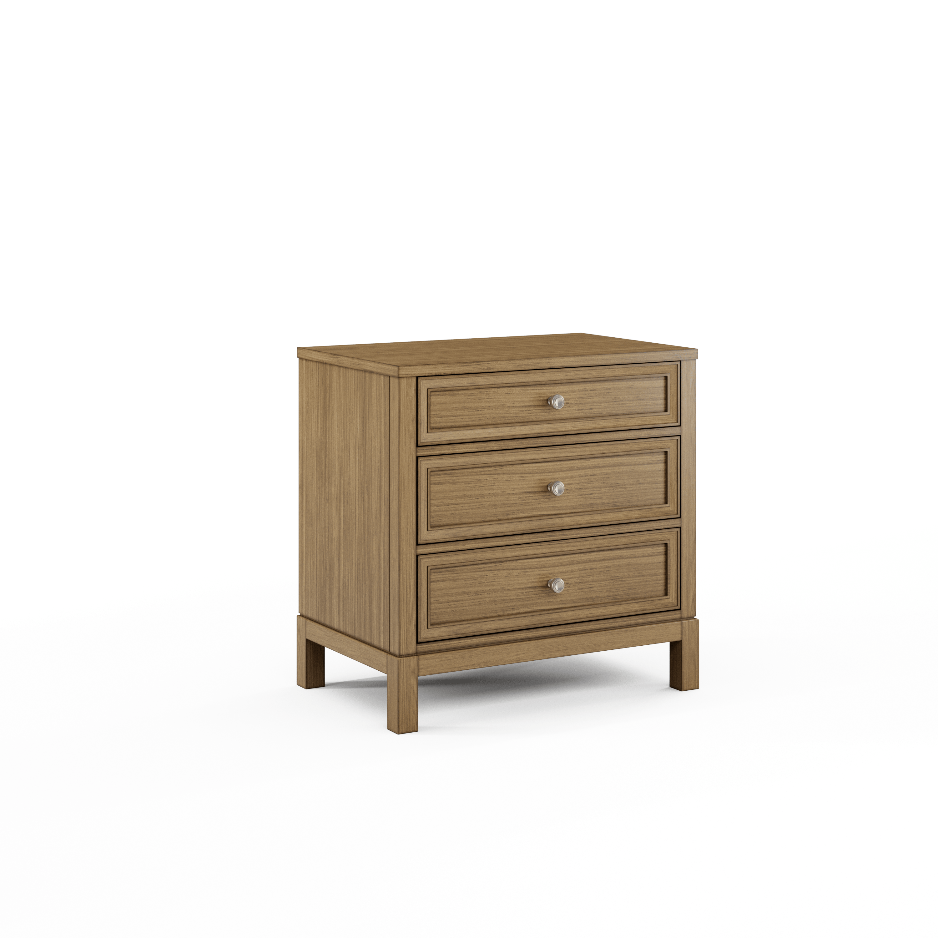CTH-Sherrill Occasional Large 3 Drawer Nightstand 4514