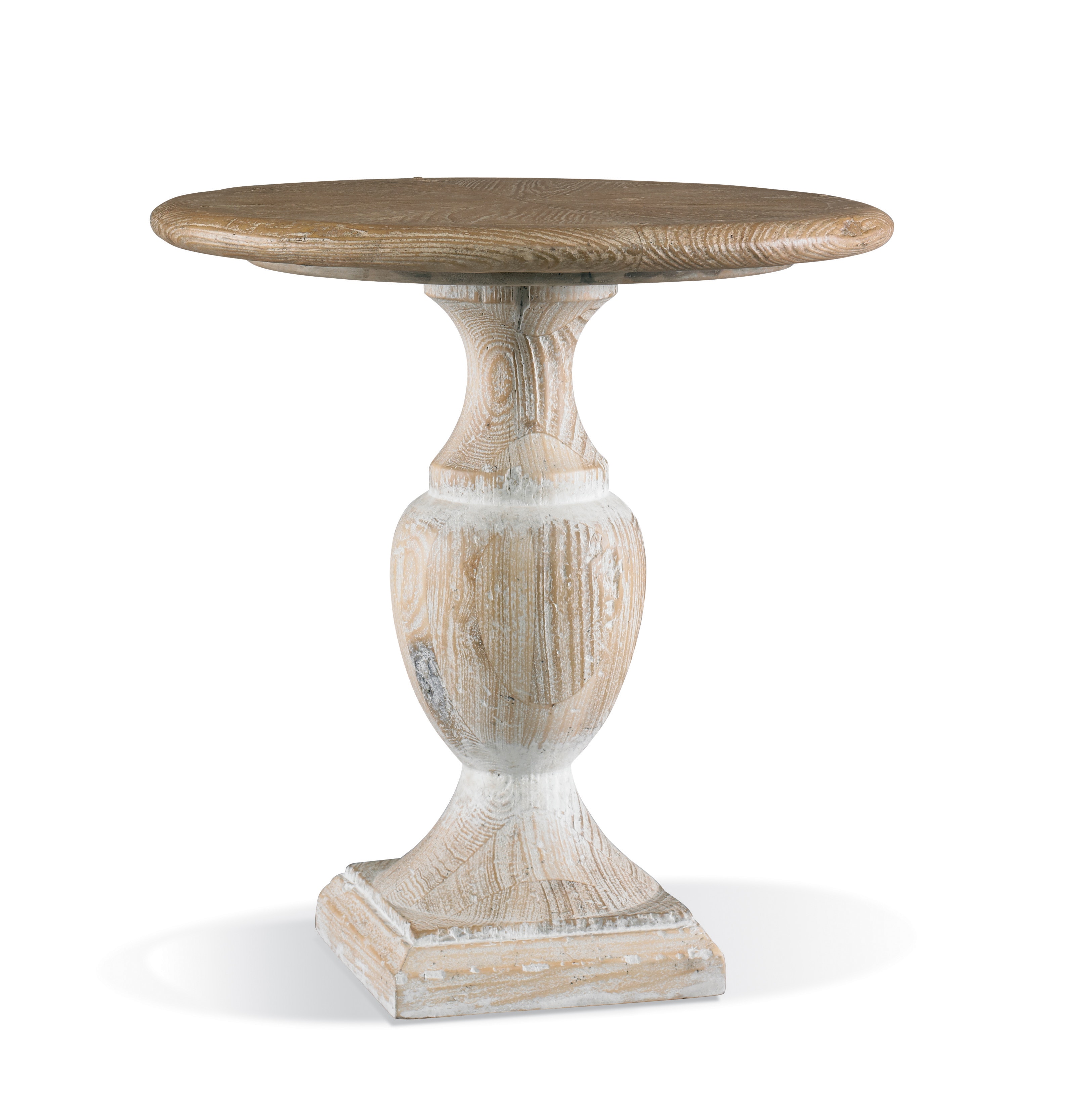 CTH-Sherrill Occasional Living Room End Tables Round Lamp