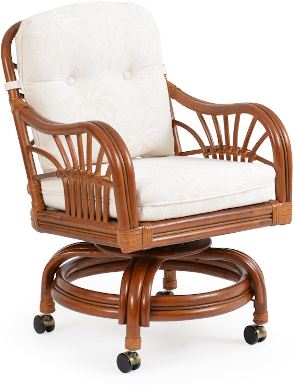 Watermark Living Dining Room Swivel Tilt Caster Chair 5500 60 La Waters Furniture Statesboro