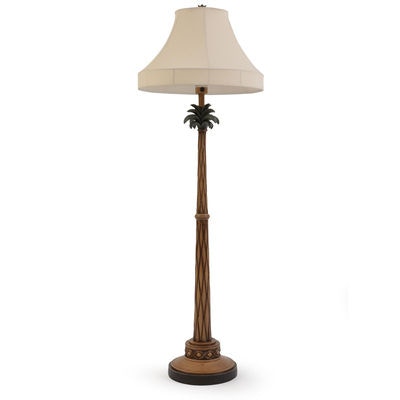 outdoor metal palm tree floor lamp