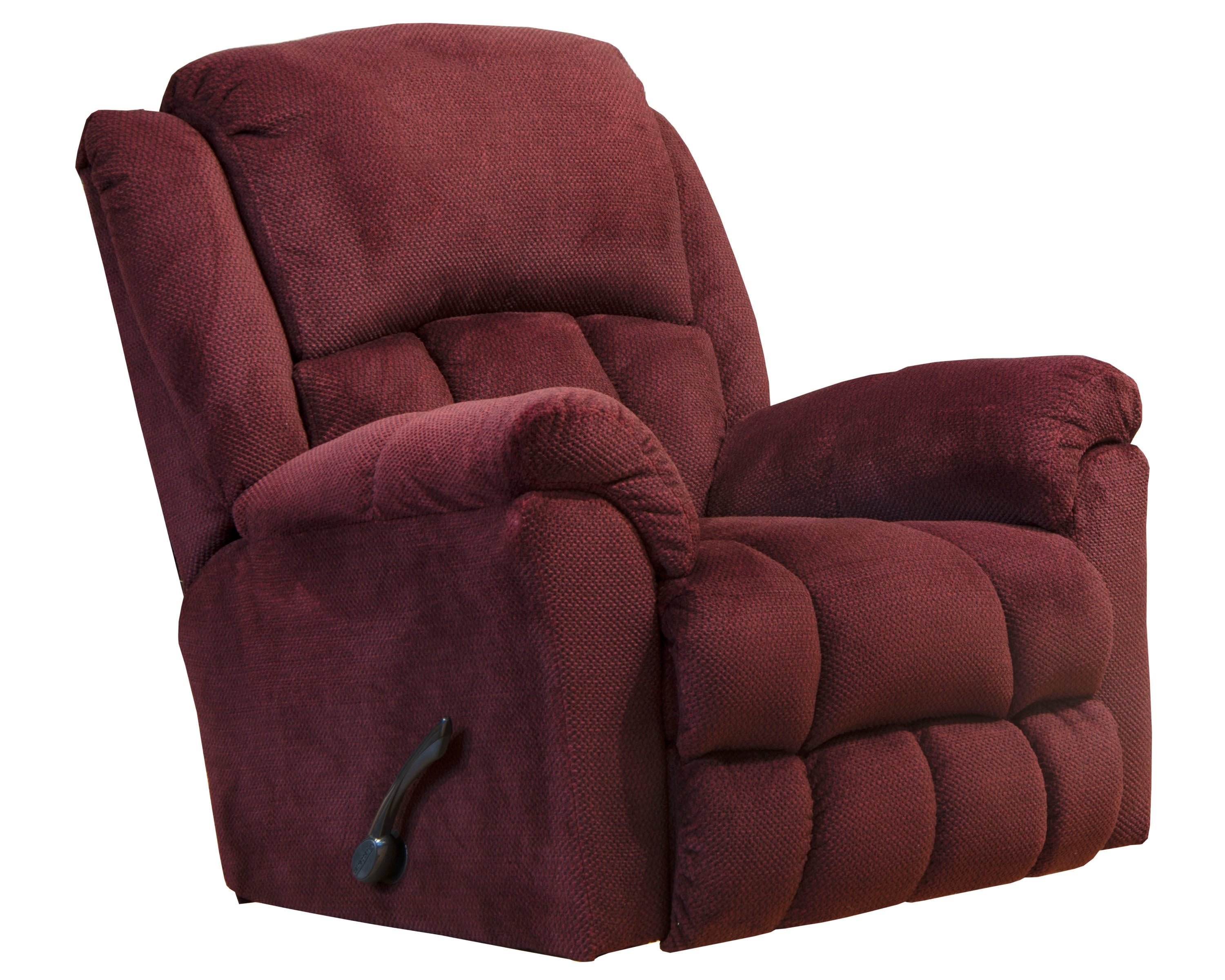 Burgundy sales rocker recliner