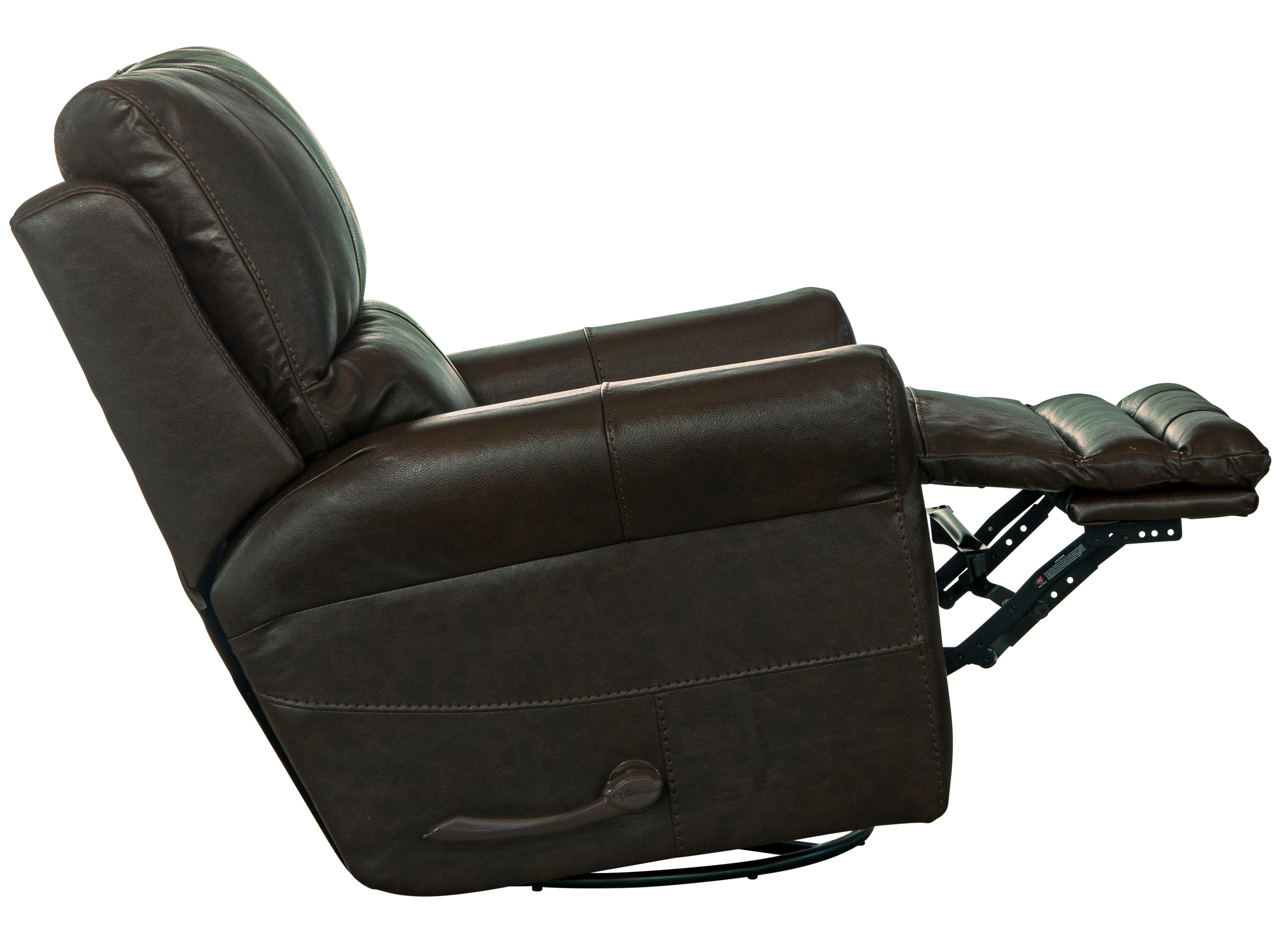 Catnapper Furniture Living Room Swivel Glider Recliner 47665Chocolate