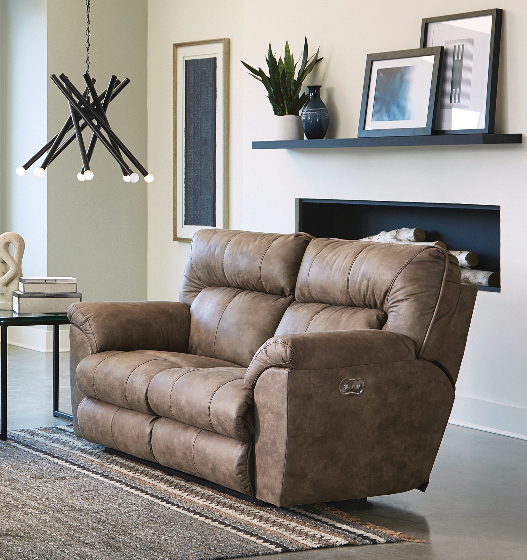 Catnapper Furniture Living Room Power Reclining Loveseat 62652